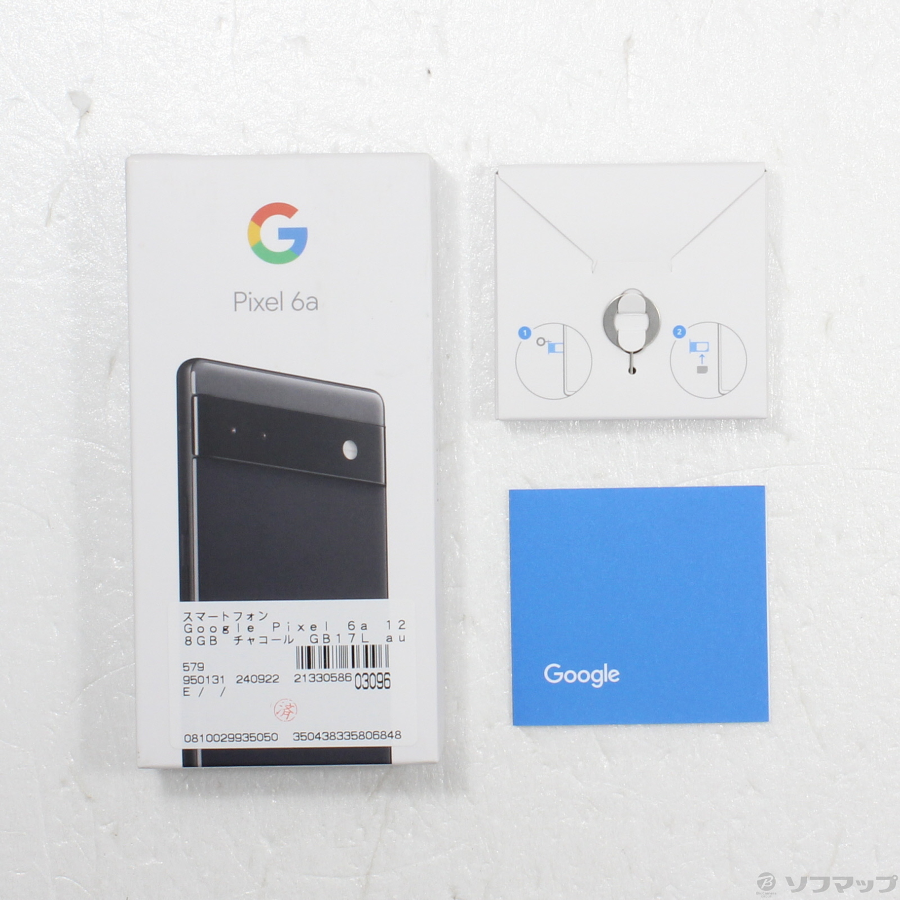 中古】Google Pixel 6a 128GB チャコール GB17L au SIMフリー [2133058603096] -  リコレ！|ビックカメラグループ ソフマップの中古通販サイト