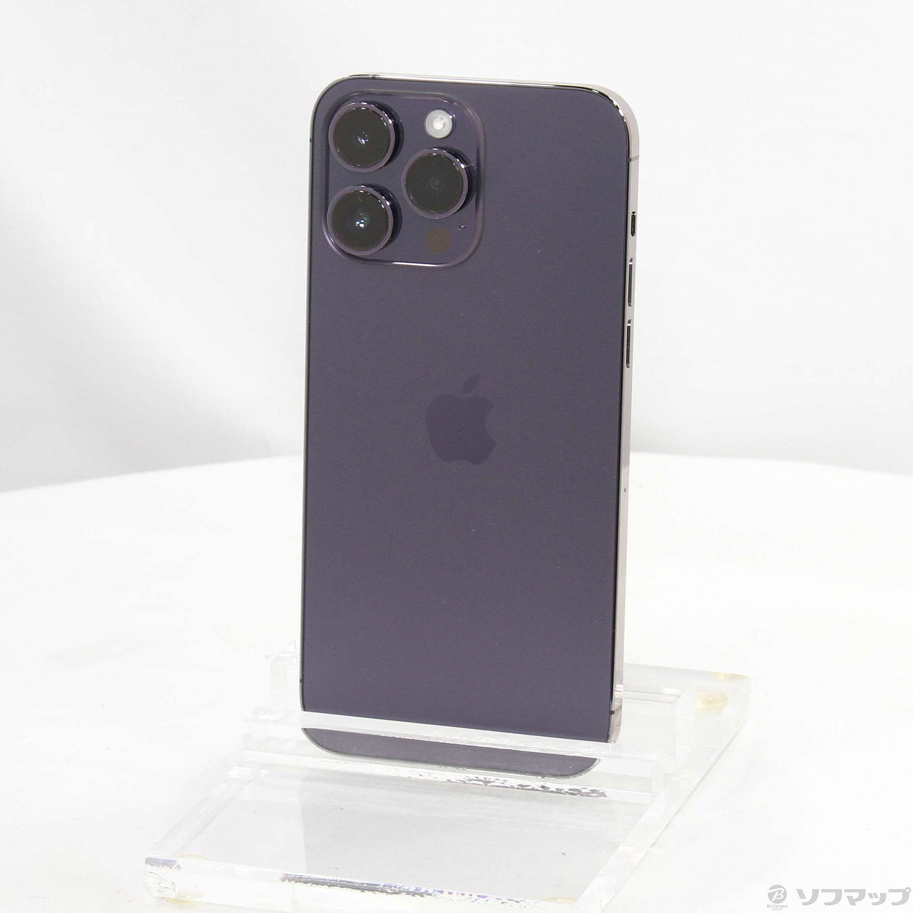 中古】iPhone14 Pro Max 256GB ディープパープル MQ9E3J／A SIM