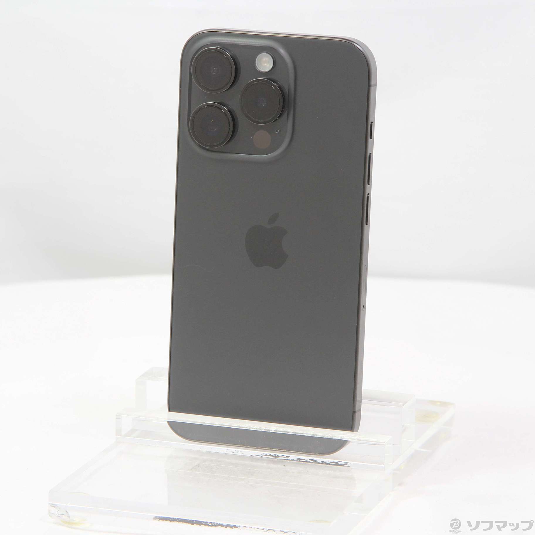 中古】iPhone15 Pro 128GB ブラックチタニウム MTU73J／A SIMフリー  