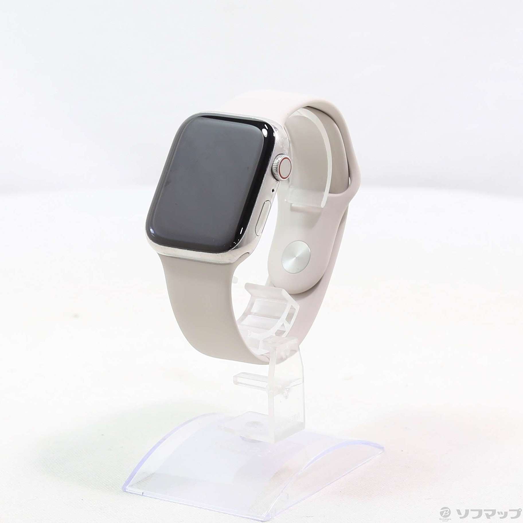 中古】Apple Watch Series 7 GPS + Cellular 45mm シルバーステンレススチールケース スターライトスポーツバンド  [2133058617802] - リコレ！|ビックカメラグループ ソフマップの中古通販サイト