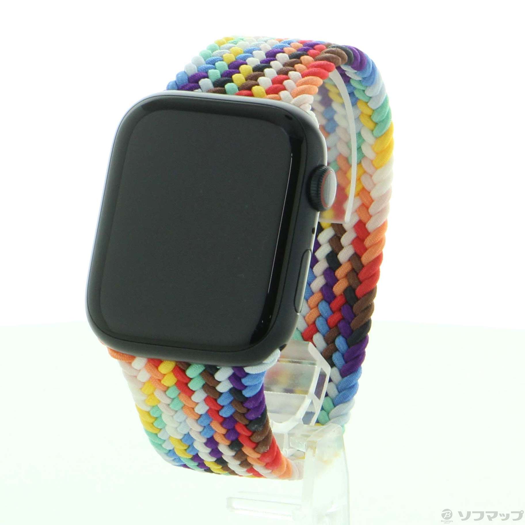 中古】Apple Watch Series 9 GPS + Cellular 45mm ミッドナイトアルミニウムケース プライドエディションブレイデッドソロループ  [2133058618632] - リコレ！|ビックカメラグループ ソフマップの中古通販サイト