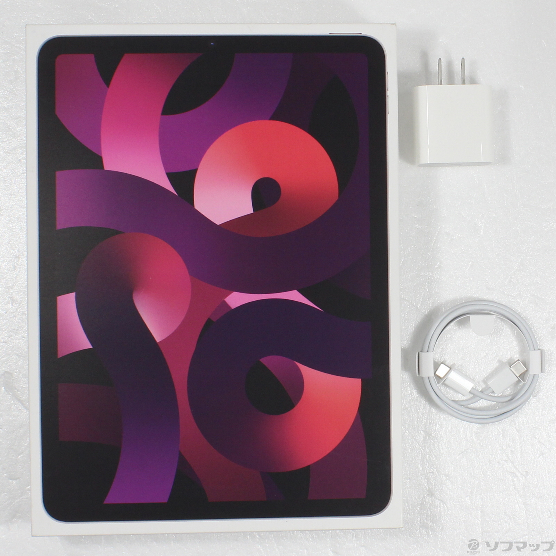 中古】iPad Air 第5世代 64GB ピンク 3M9D3J／A Wi-Fi [2133058622097 