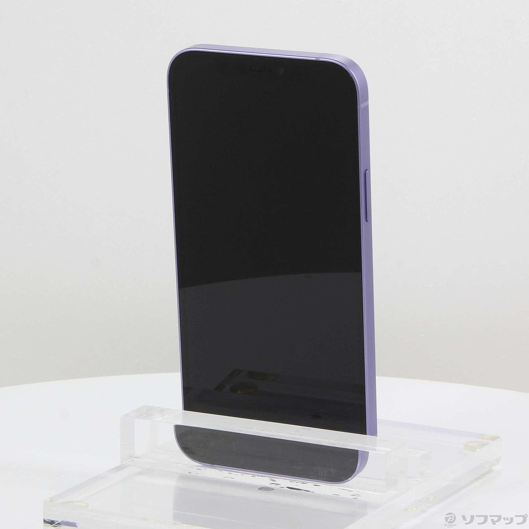 中古】iPhone12 128GB パープル MJNJ3J／A SIMフリー [2133058642521