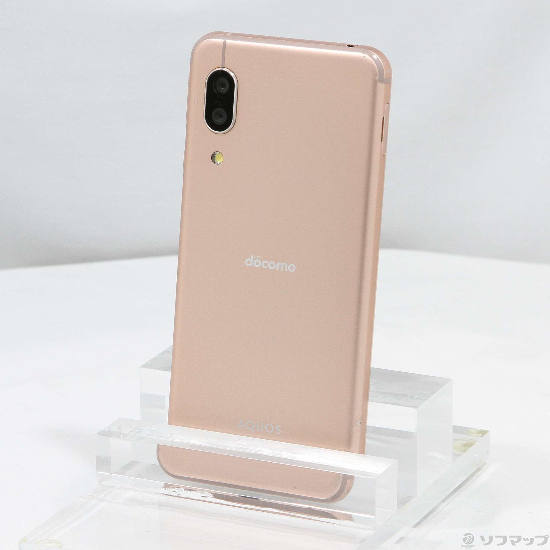 中古】AQUOS sense3 64GB ライトカッパー SH-02M docomo ［5.5インチ  