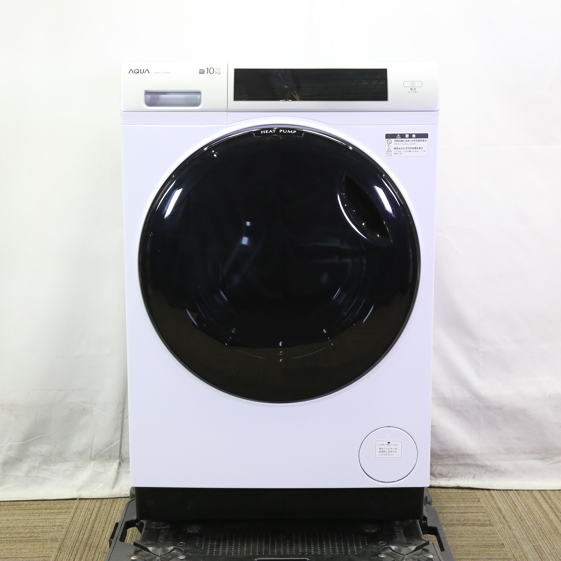 中古】〔展示品〕 ドラム式洗濯乾燥機 ホワイト AQW-D10P-L(W) ［洗濯 