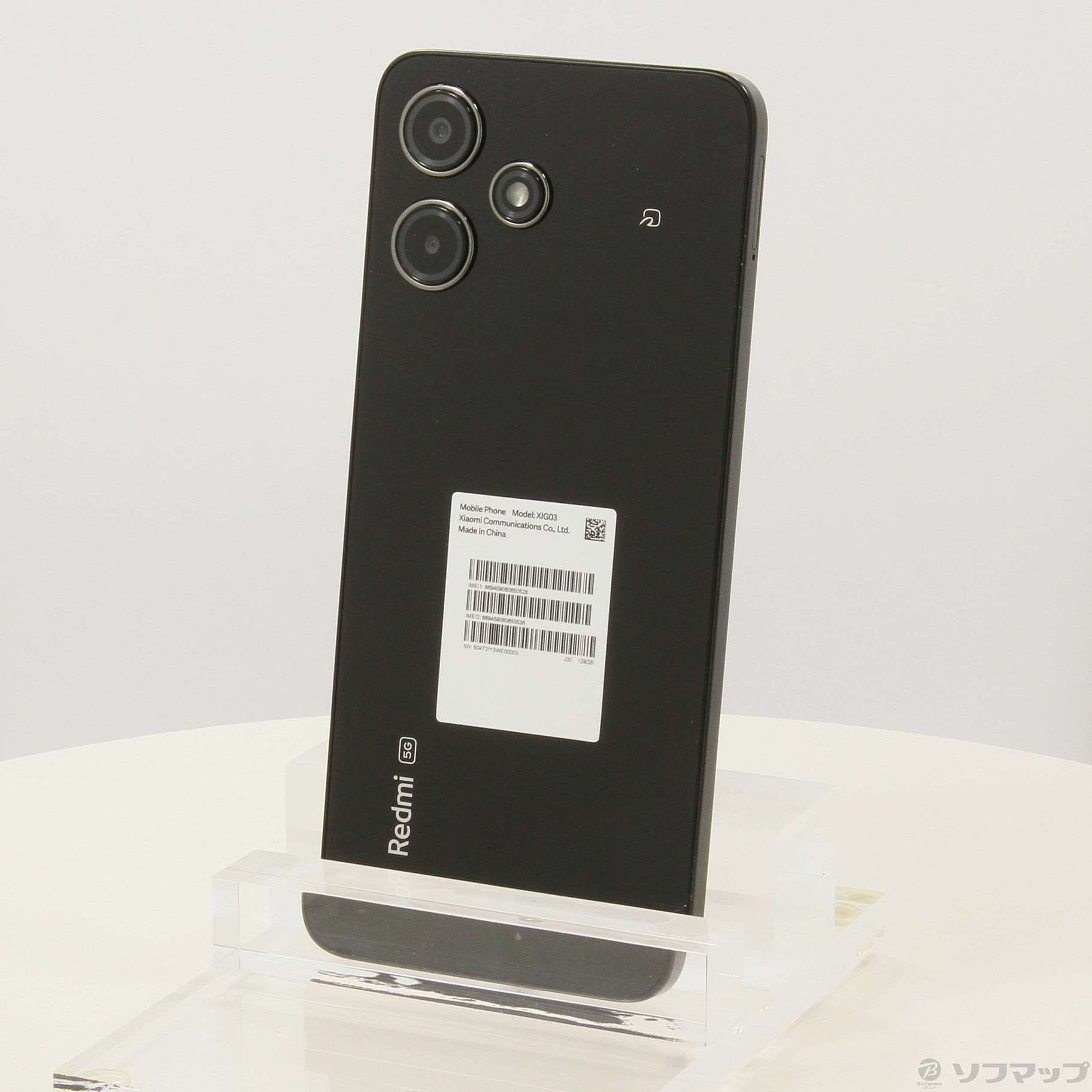 au Redmi 12 5G XIG03 本体 2台セット ミッドナイトブラック au Redmi 12 5G XIG03 本体 2台セット ミッドナイトブラック