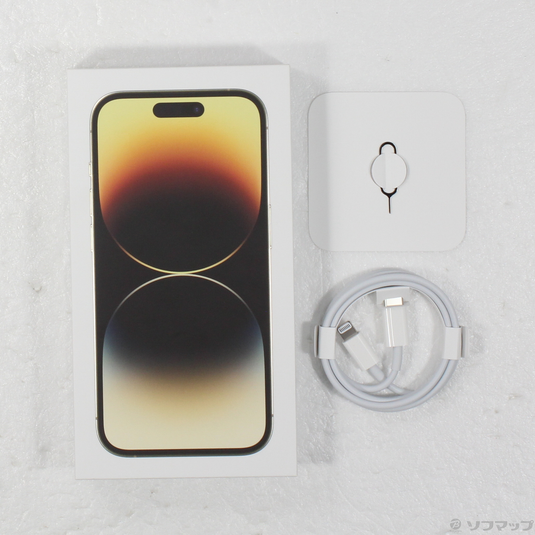 中古】iPhone14 Pro 256GB ゴールド MQ173J／A SIMフリー