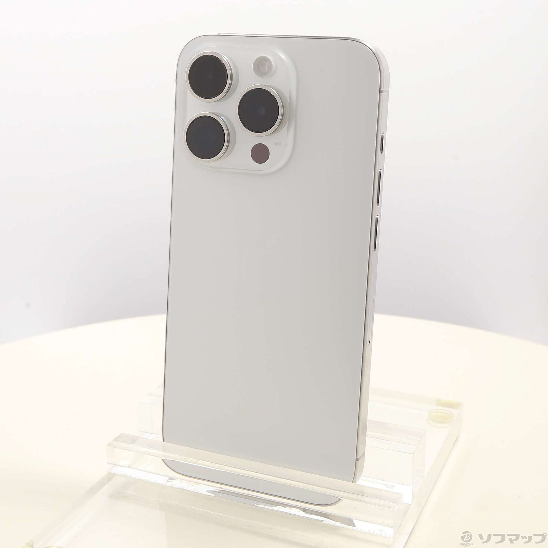 中古】iPhone15 Pro 256GB ホワイトチタニウム MTUD3J／A SIMフリー 