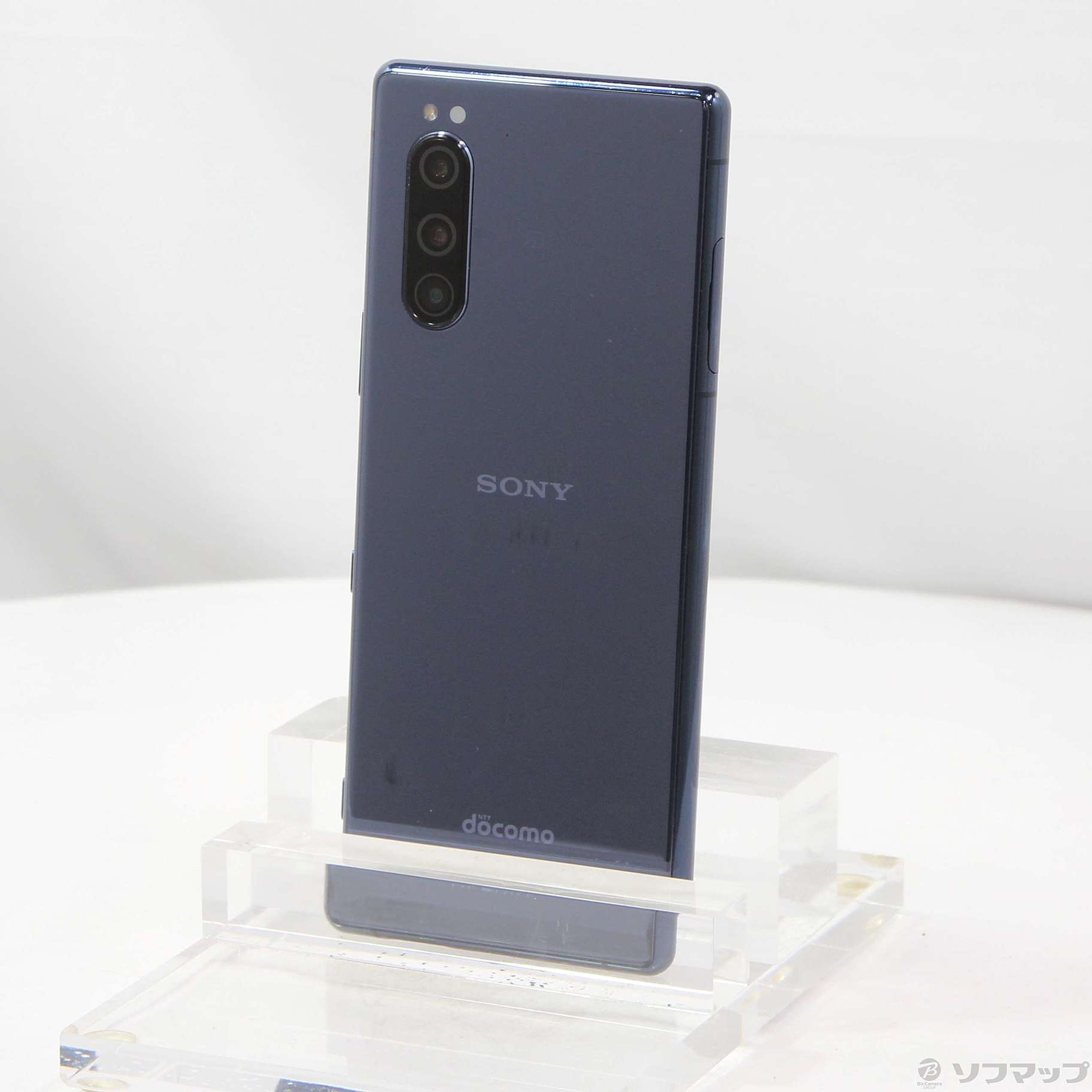中古】Xperia 5 64GB ブルー SO-01M docomoロック解除SIMフリー 