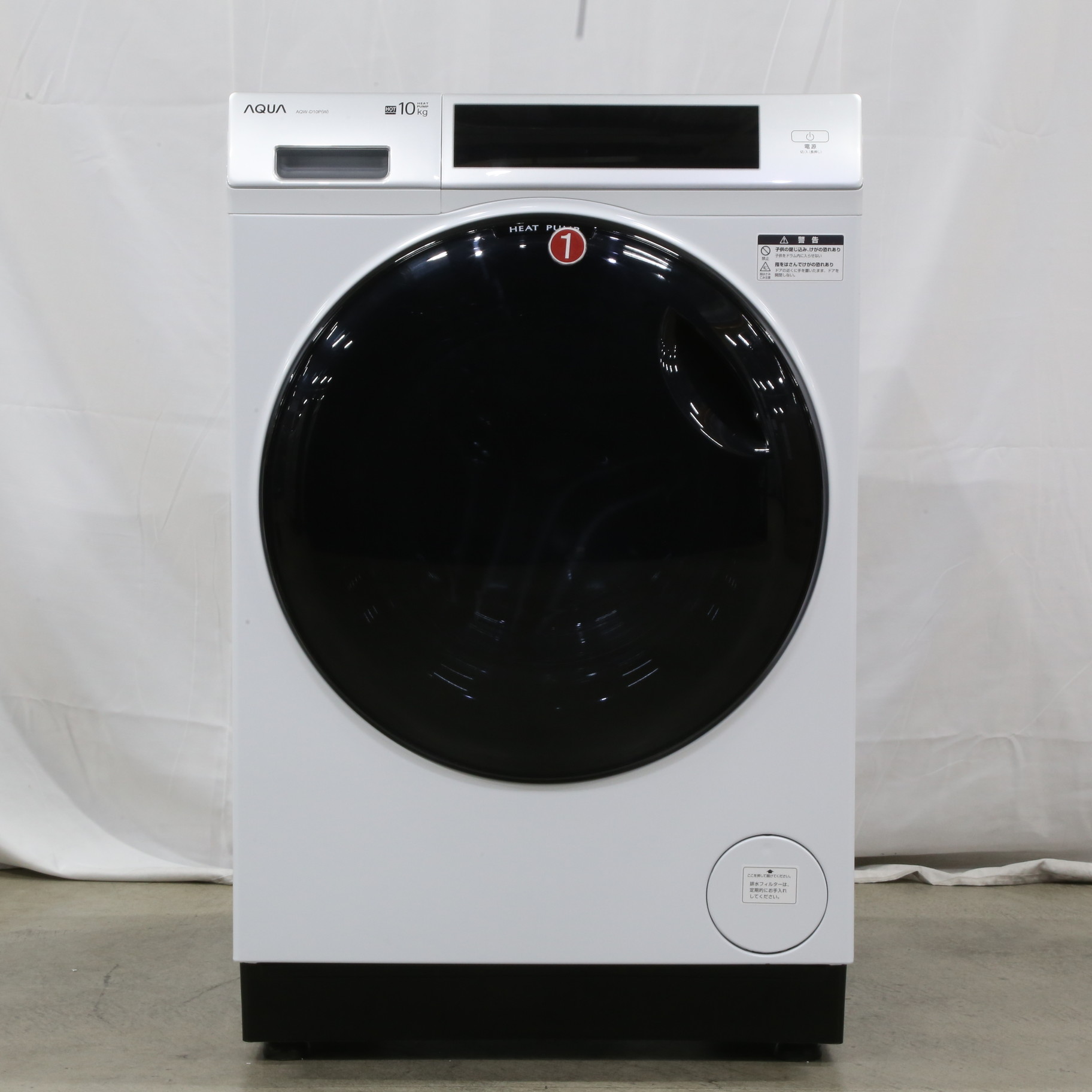 中古】〔展示品〕 ドラム式洗濯乾燥機 ホワイト AQW-D10P-L(W) ［洗濯 