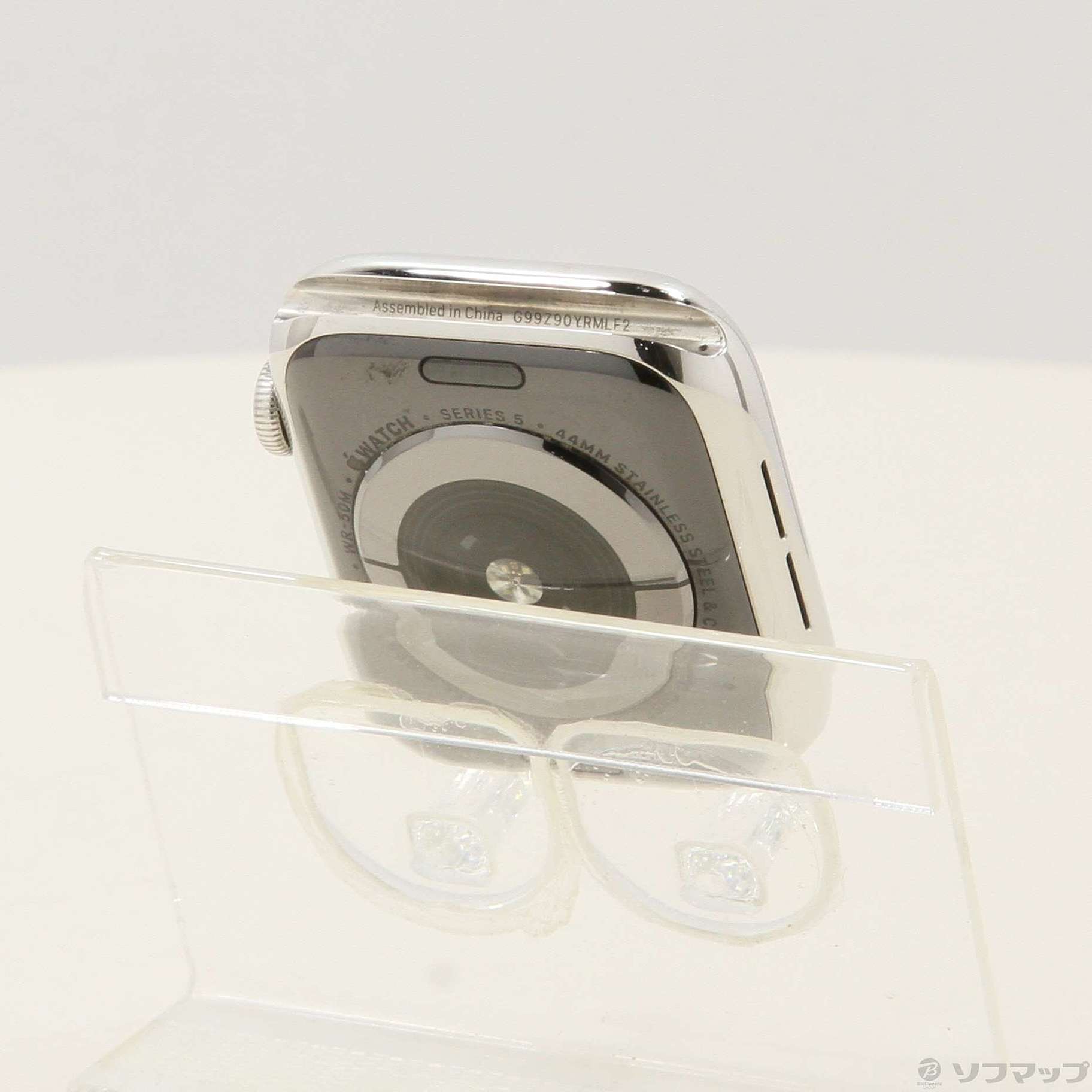 中古】Apple Watch Series 5 GPS + Cellular 44mm ステンレススチール