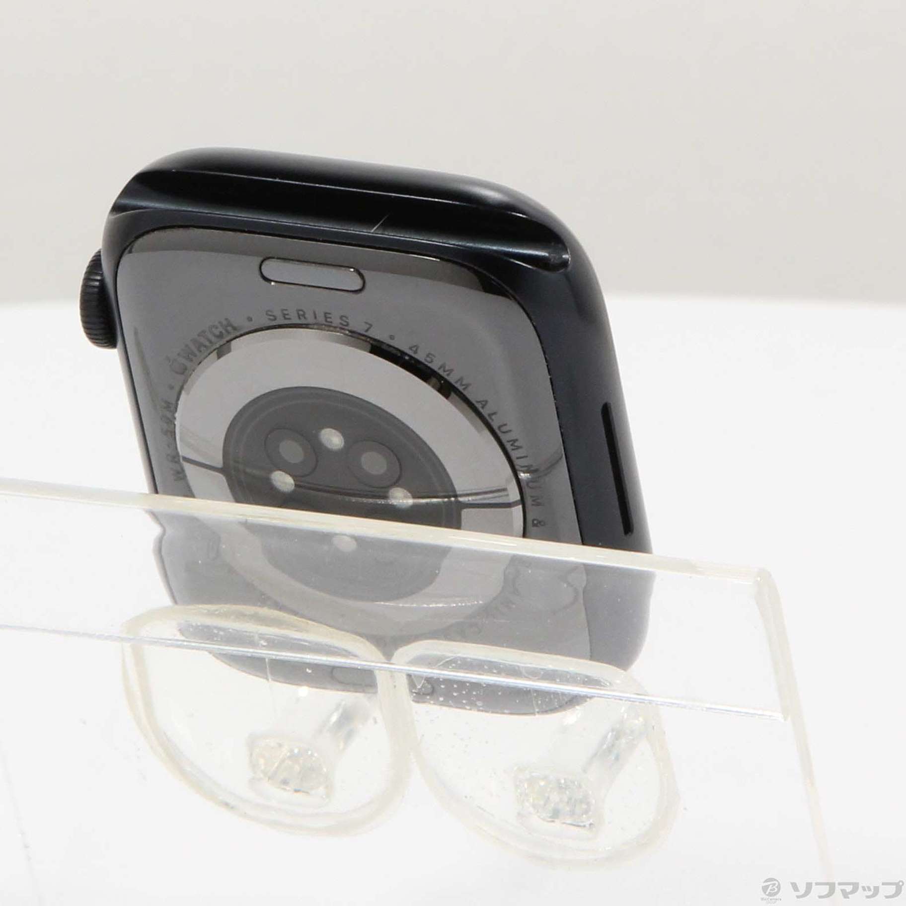 中古】Apple Watch Series 7 GPS 45mm ミッドナイトアルミニウムケース 