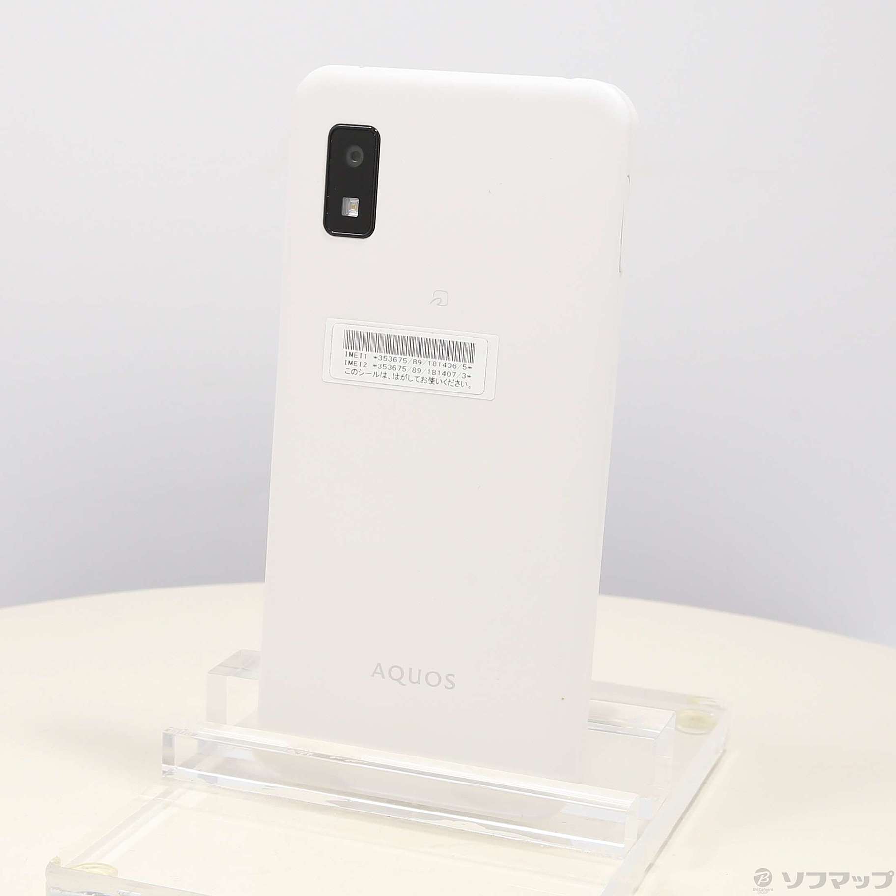 中古】AQUOS wish3 64GB ホワイト A302SH Softbank SIMフリー 