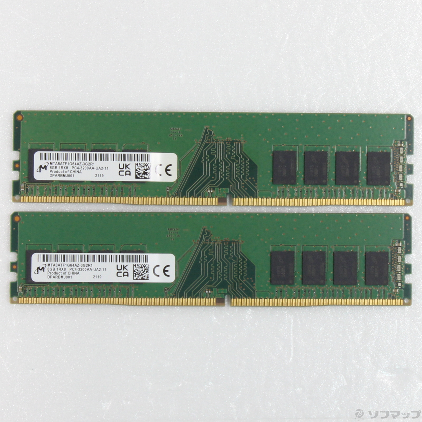 中古】288P PC4-25600 DDR4-3200 16GB 8GB×2枚組 [2133058719148