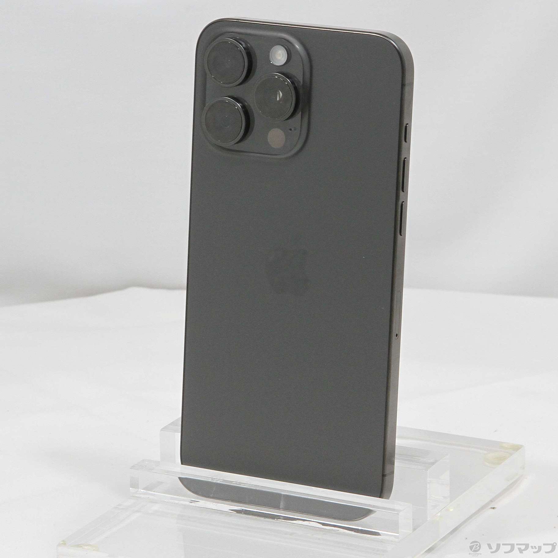 中古】iPhone15 Pro Max 1TB ブラックチタニウム MU6Y3J／A SIMフリー