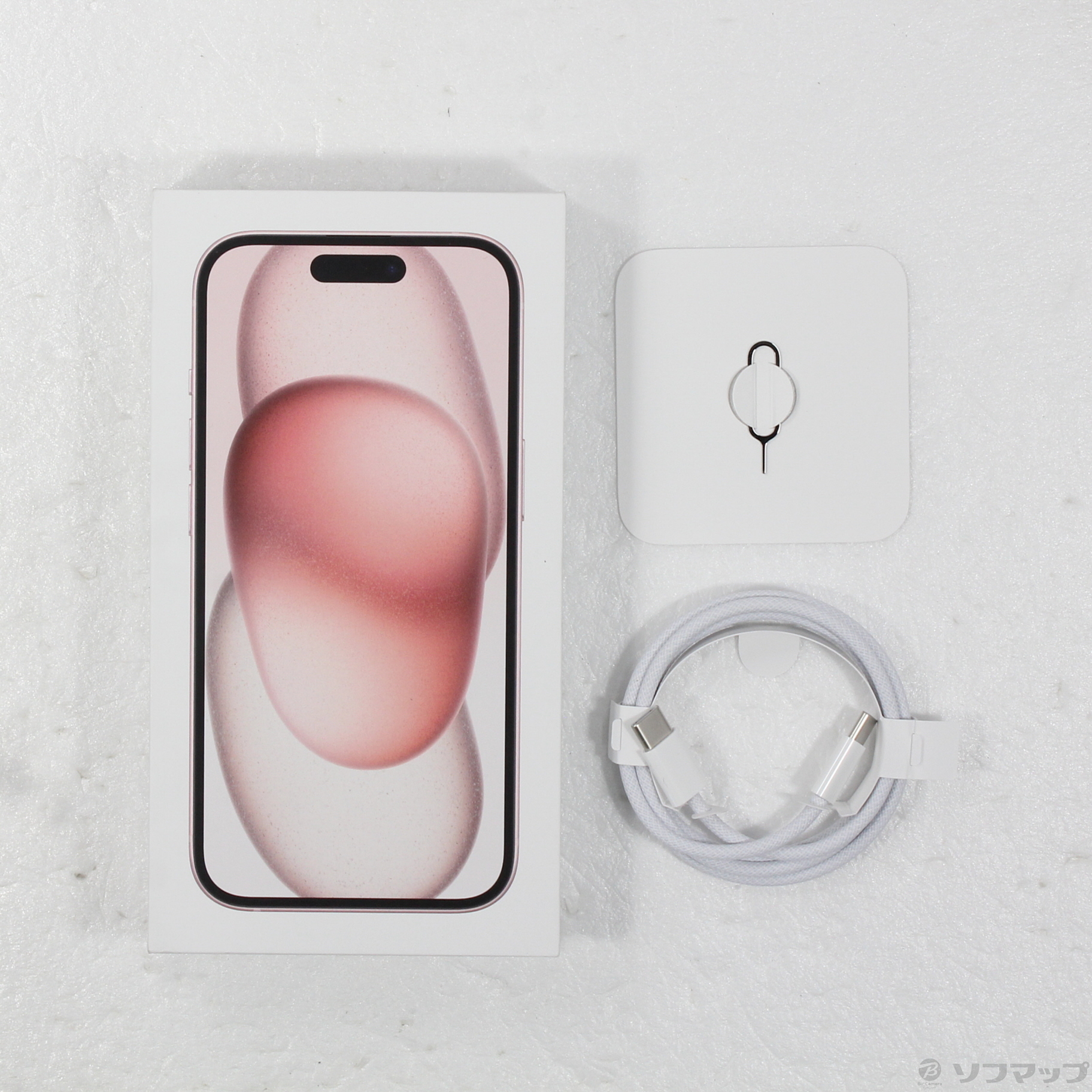 中古】iPhone15 512GB ピンク MTMV3J／A SIMフリー [2133058724180