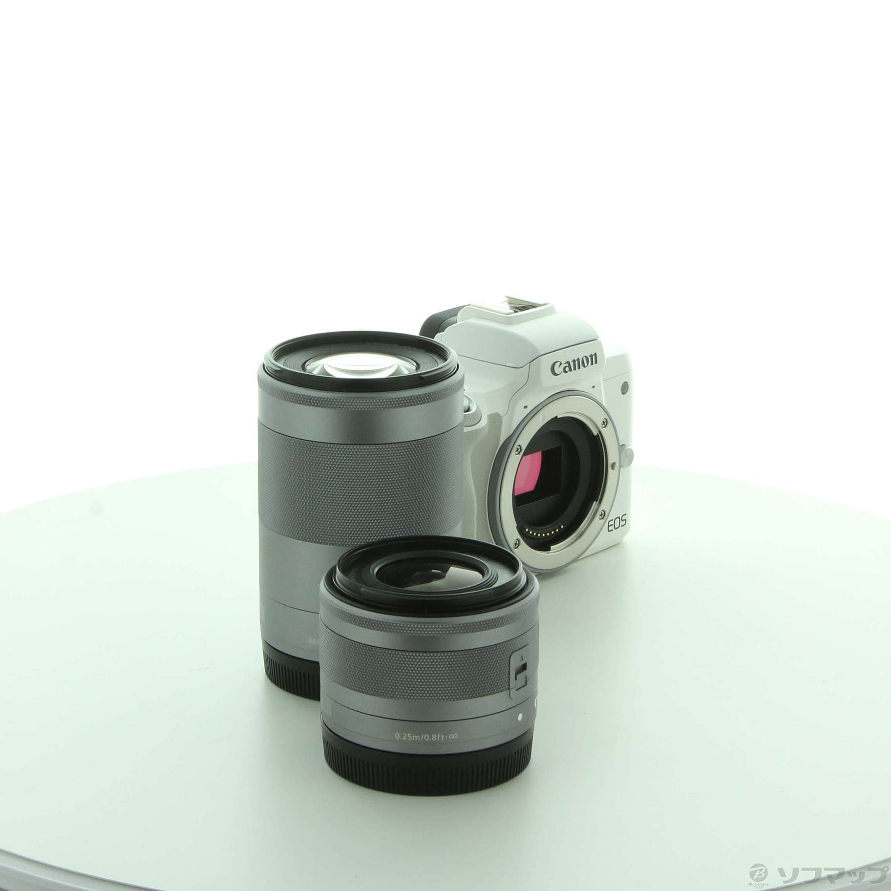 Amazon.com : Canon EOS Kiss M/M50 Mark II (White) + EF-M 15