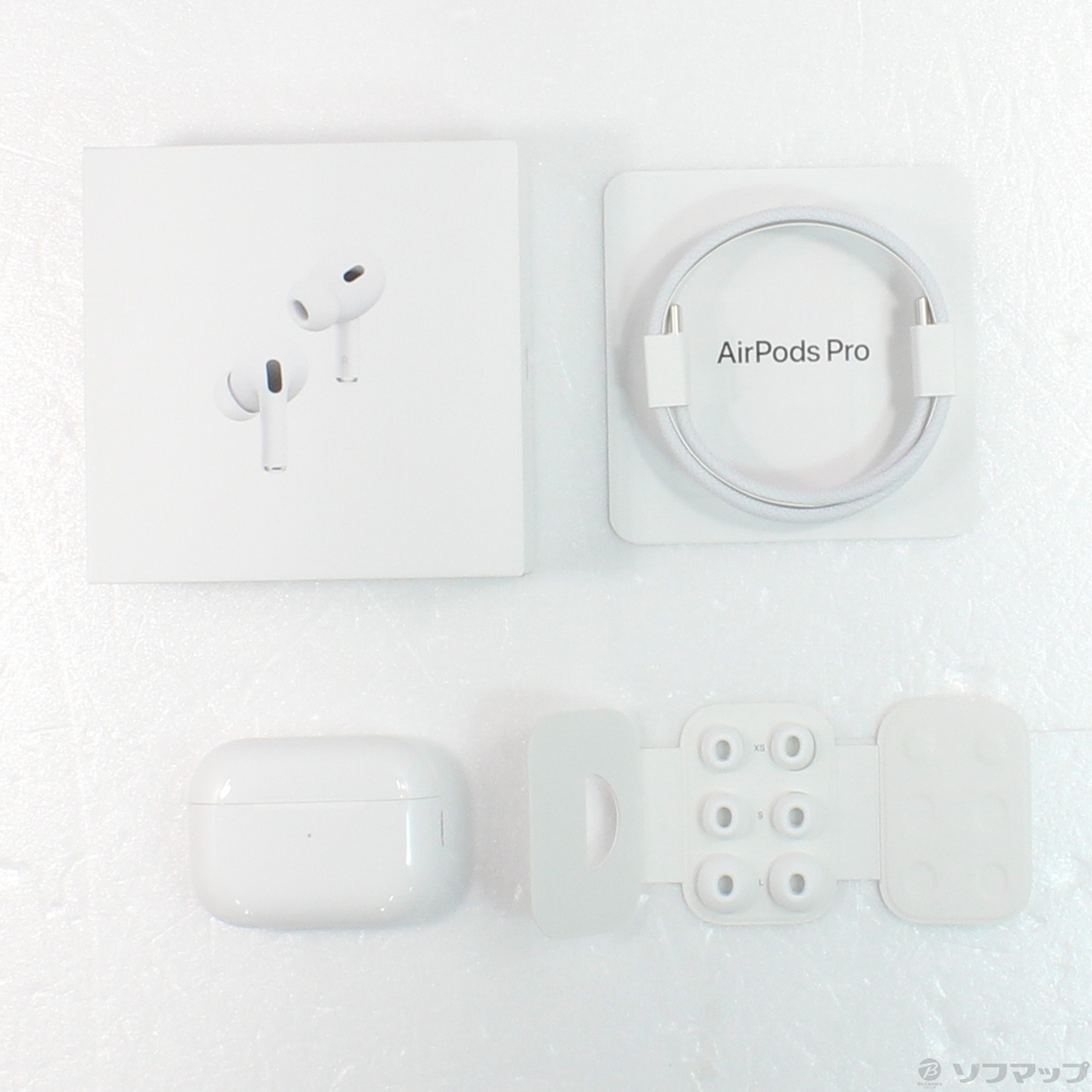 AirPods Pro 中古　（充電コード・イヤホンチップS・L付き） AirPods Pro 中古（充電コード・イヤホンチップS・L付き）