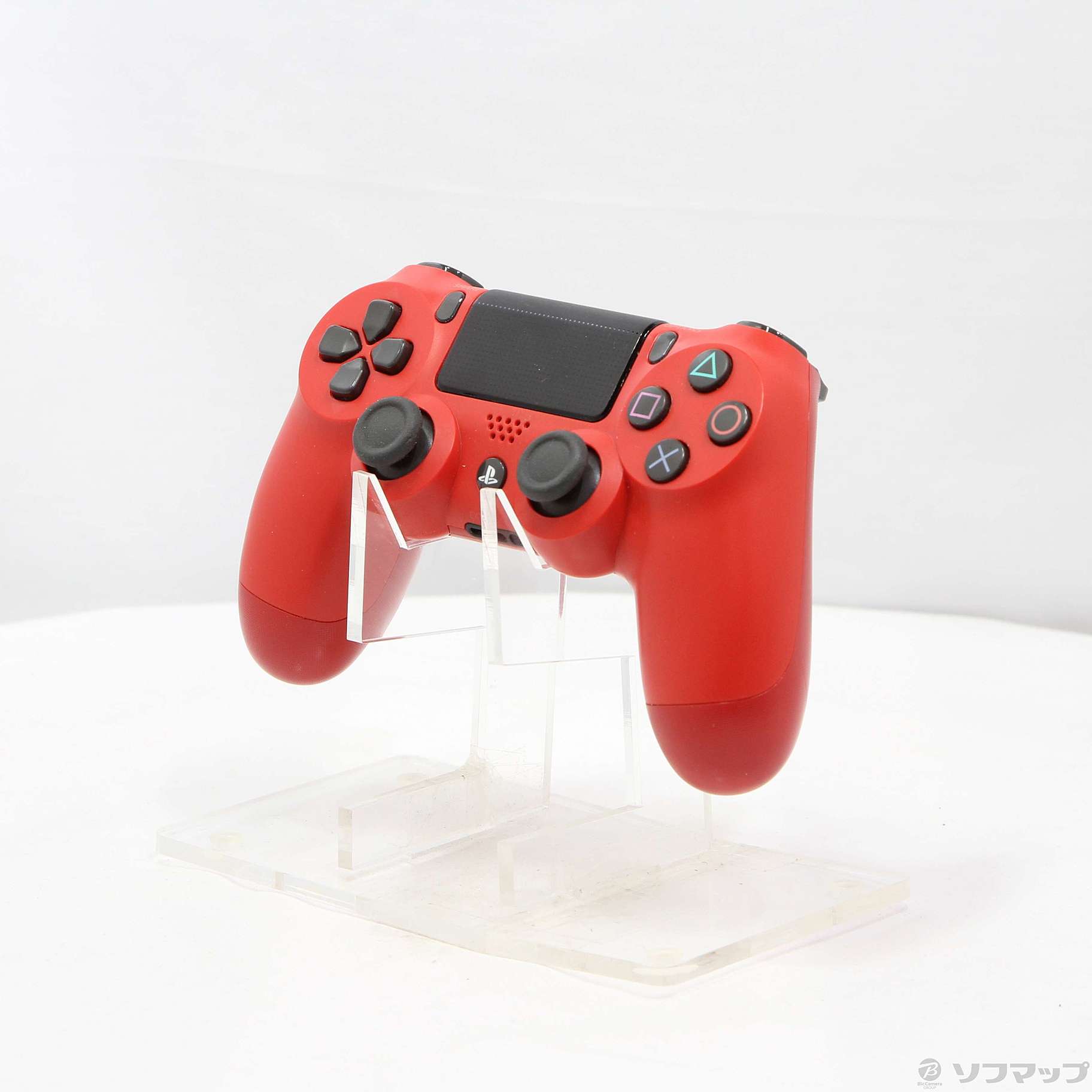 中古】ワイヤレスコントローラー DUALSHOCK4 CUH-ZCT2J1 マグマ