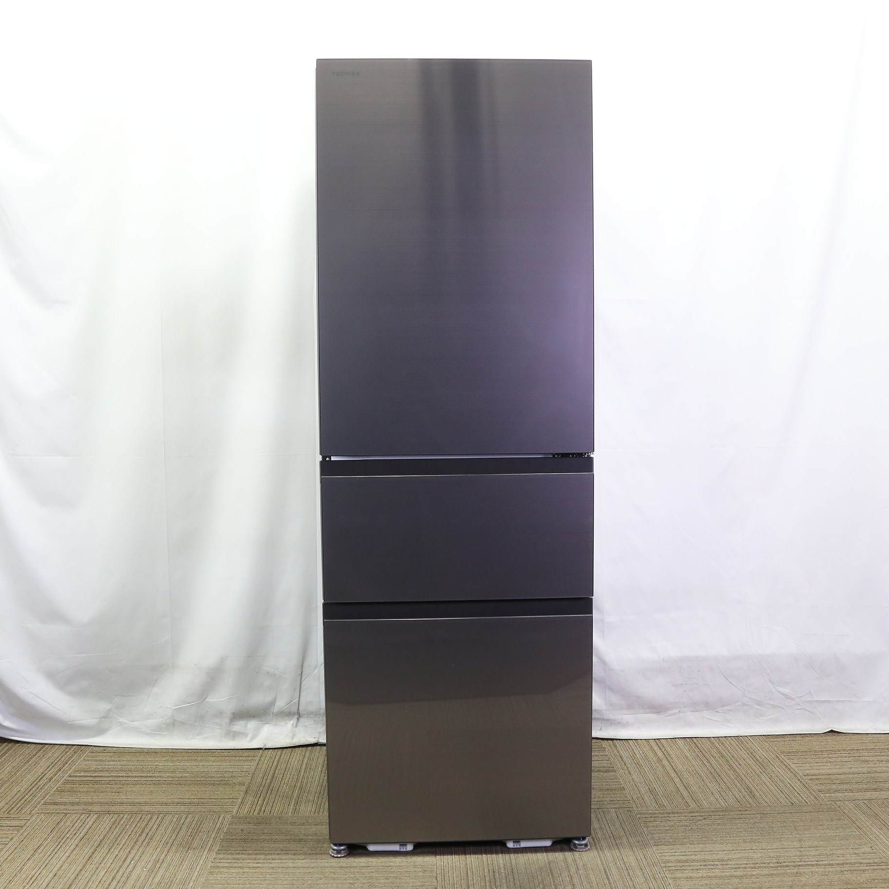 中古】〔展示品〕 3ドア冷蔵庫 アッシュグレージュ GR-V36SV(ZH) ［幅 