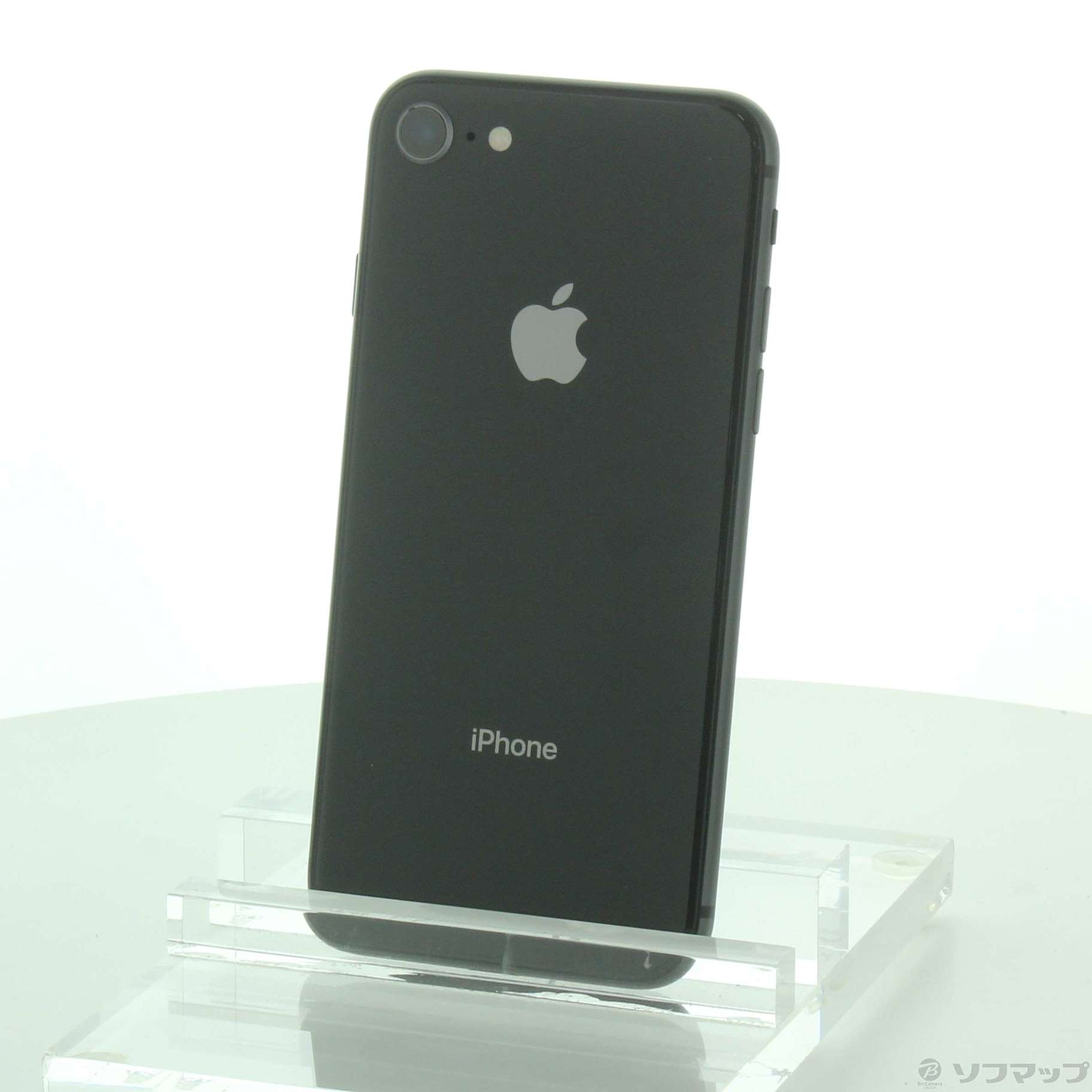 【大学生の特権】学生証で送料無料になる 中古品〕 SIMフリー｜の MQ782J／A スペースグレイ 64GB iPhone8 スマートフォン本体