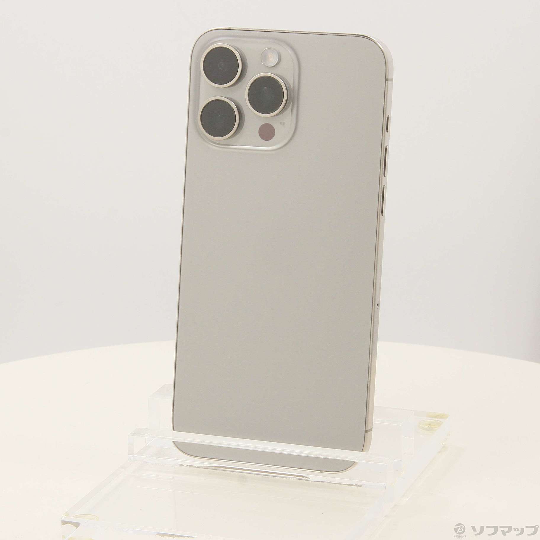 中古】iPhone15 Pro Max 256GB ナチュラルチタニウム MU6R3J／A SIM 