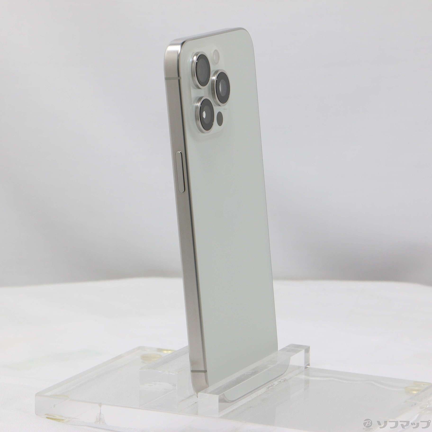 中古】iPhone15 Pro Max 512GB ホワイトチタニウム NU6V3J／A SIM