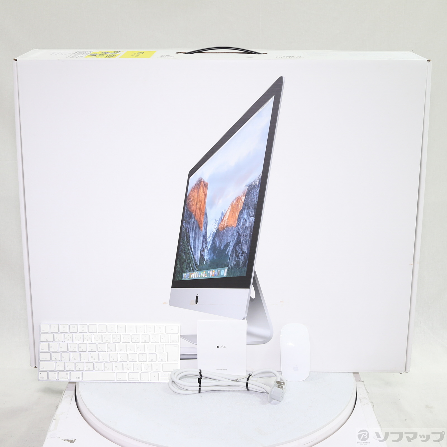 Macデスクトップ iMac Retina5K 27-inch Late2015 MK482J/A Macデスクトップ iMac Retina5K 27-inch Late2015 MK482J/A Mac