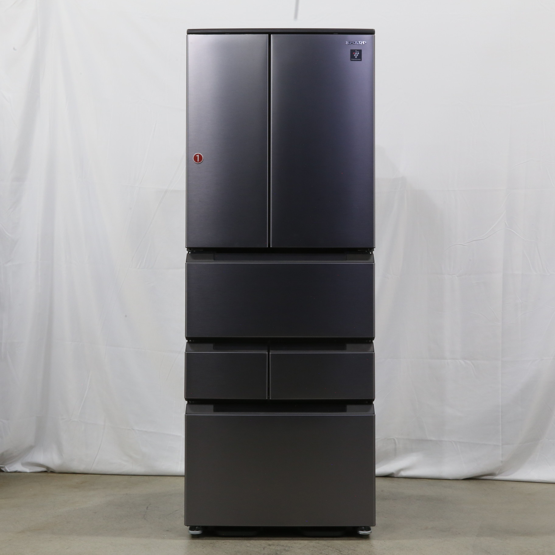 中古】〔展示品〕 プラズマクラスター冷蔵庫 ラスティックダークメタル