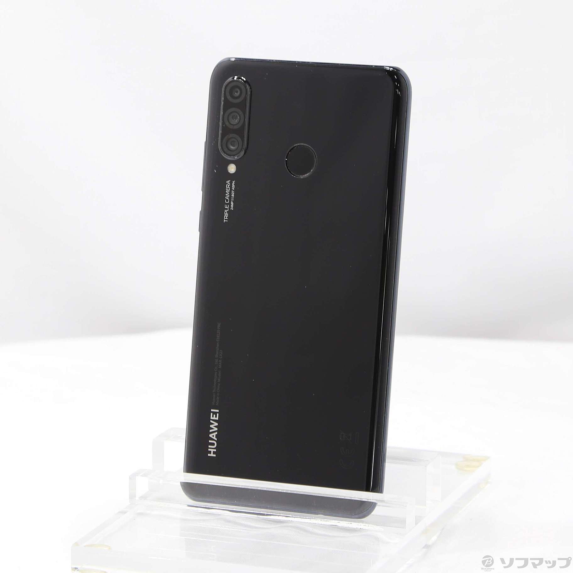 中古】HUAWEI P30 lite 64GB ミッドナイトブラック HWSEC2 Y