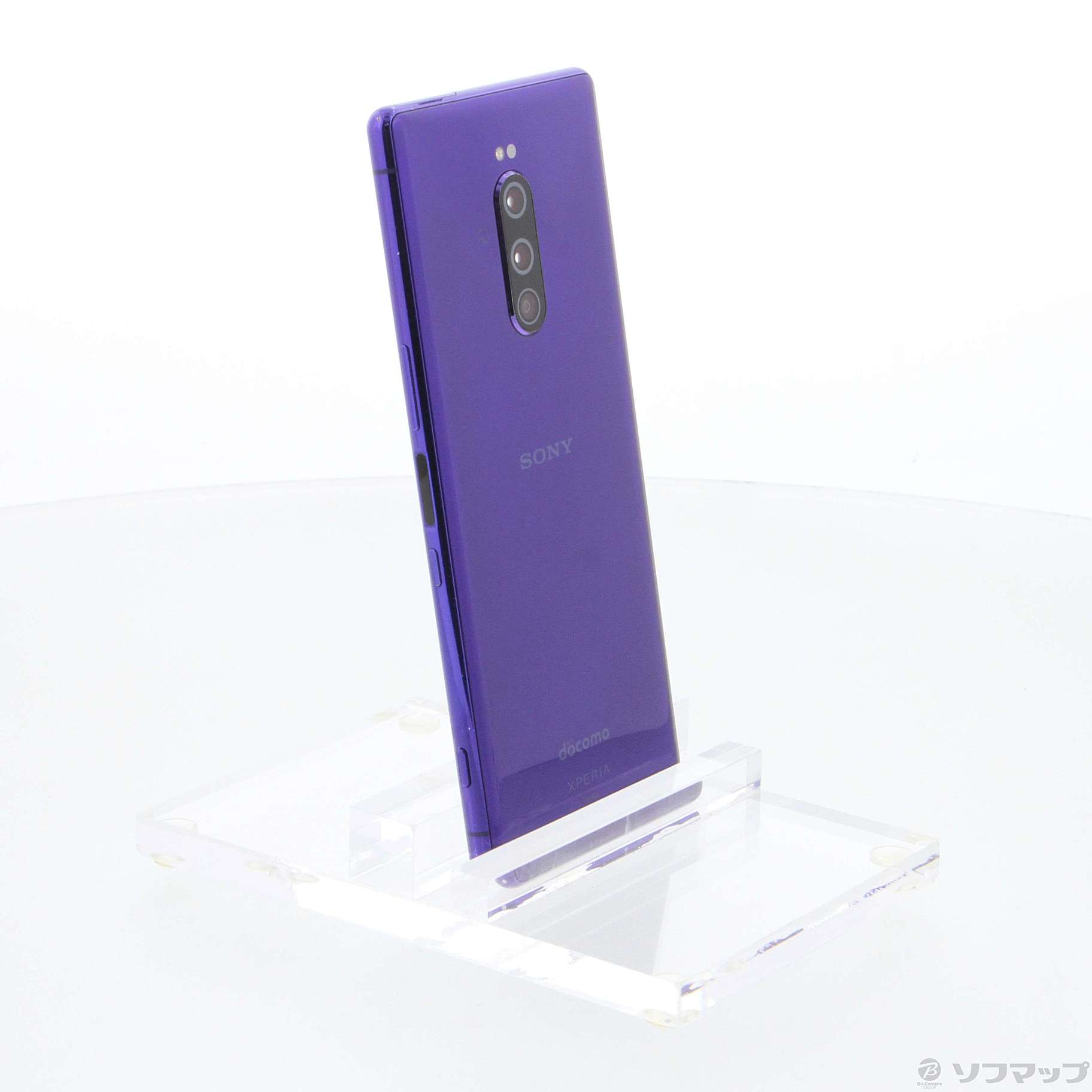 中古】Xperia 1 64GB パープル SO-03L docomoロック解除SIM