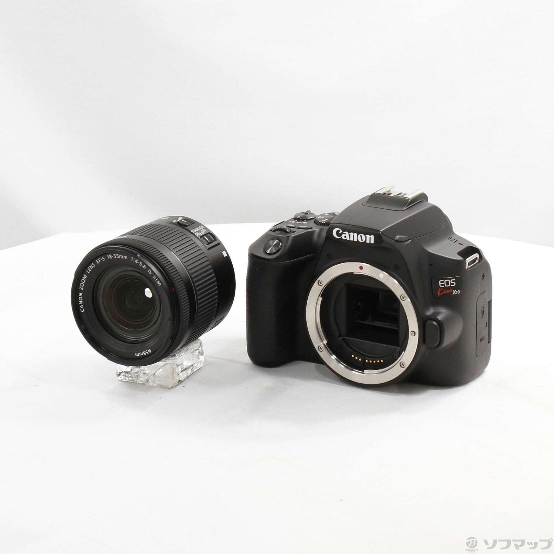 中古】EOS Kiss X10 EF-S18-55 IS STM レンズキット ブラック [2133058843577] -  リコレ！|ビックカメラグループ ソフマップの中古通販サイト