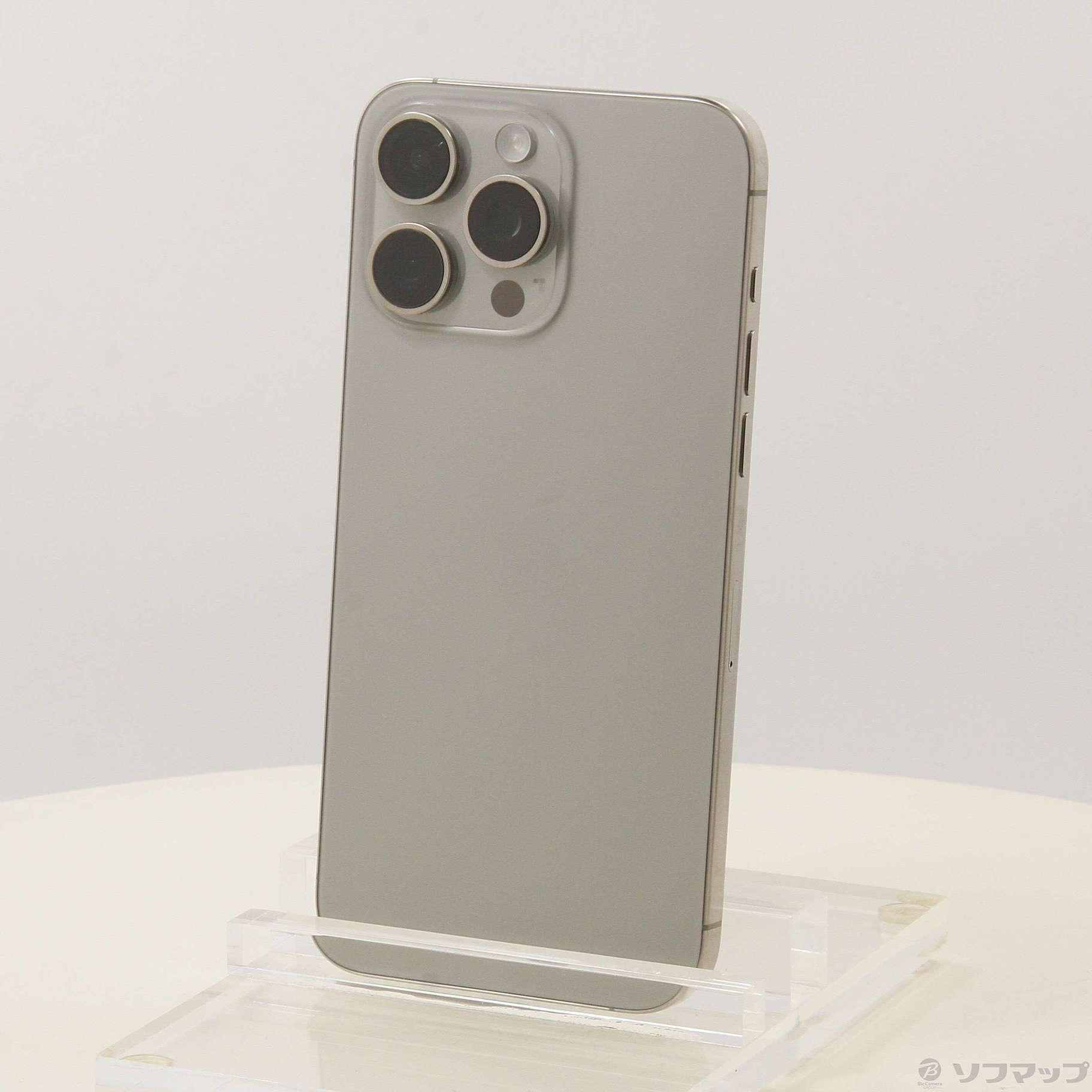 中古】iPhone15 Pro Max 256GB ナチュラルチタニウム MU6R3J／A SIM 