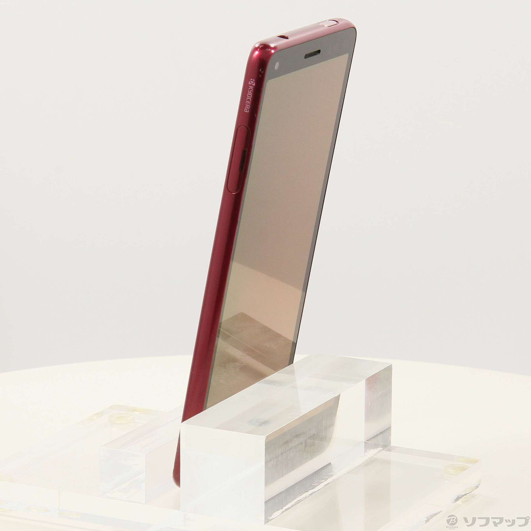 中古】BASIO4 32GB ワインレッド KYV47 auロック解除SIMフリー