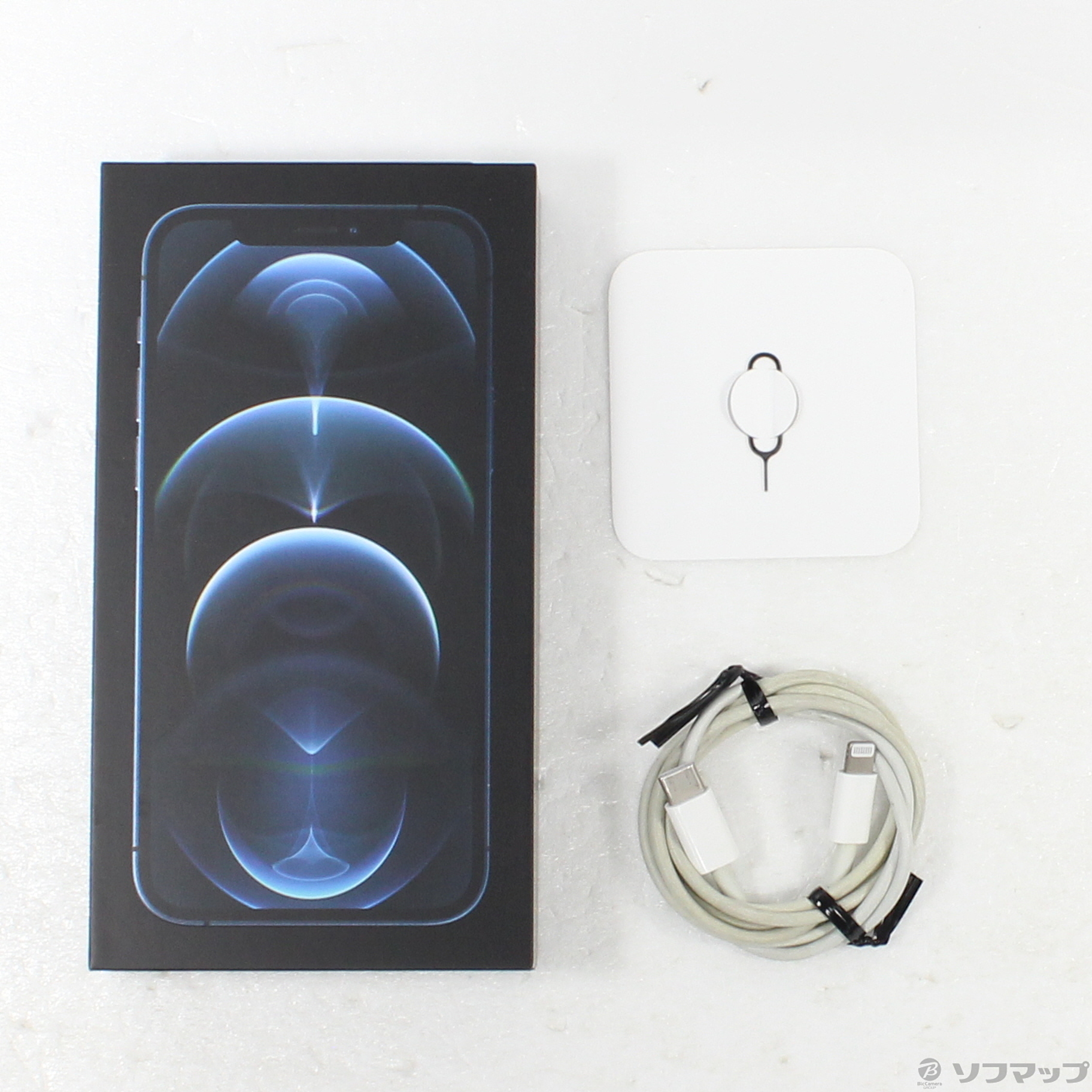 中古】iPhone12 Pro 128GB パシフィックブルー MGM83J／A SIMフリー 