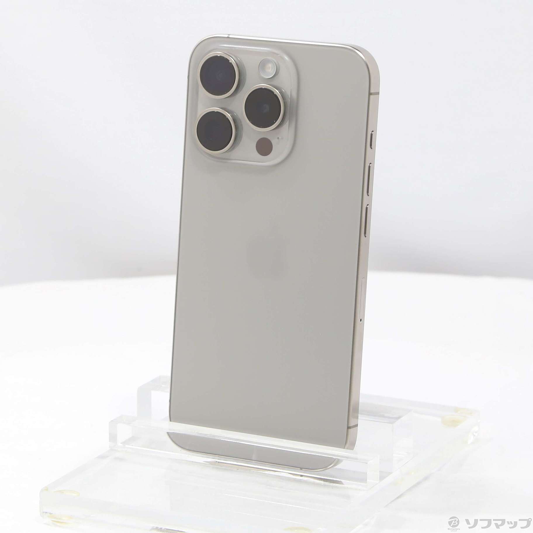 中古】iPhone15 Pro 128GB ナチュラルチタニウム MTU93J／A SIMフリー 