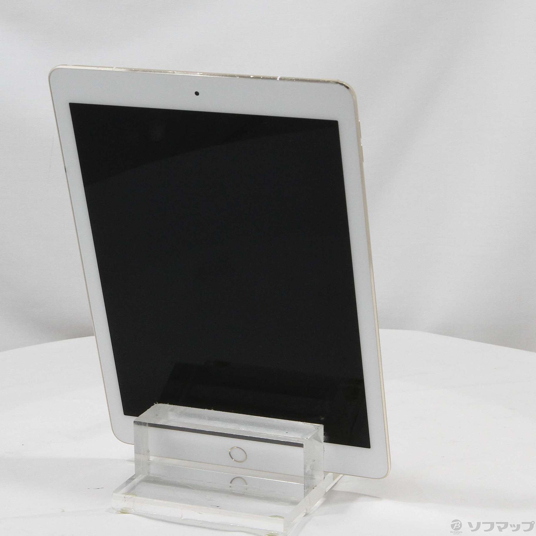 中古】iPad Pro 9.7インチ 128GB ゴールド MLQ52J／A auロック解除SIM 