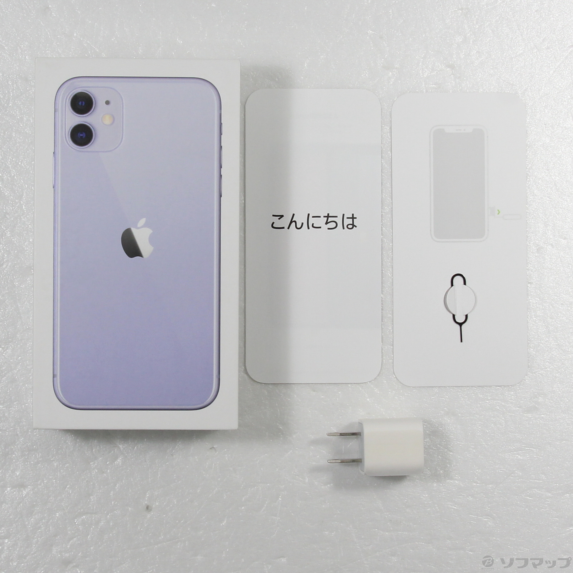 Apple iPhone 11 128GB パープル 傷あり