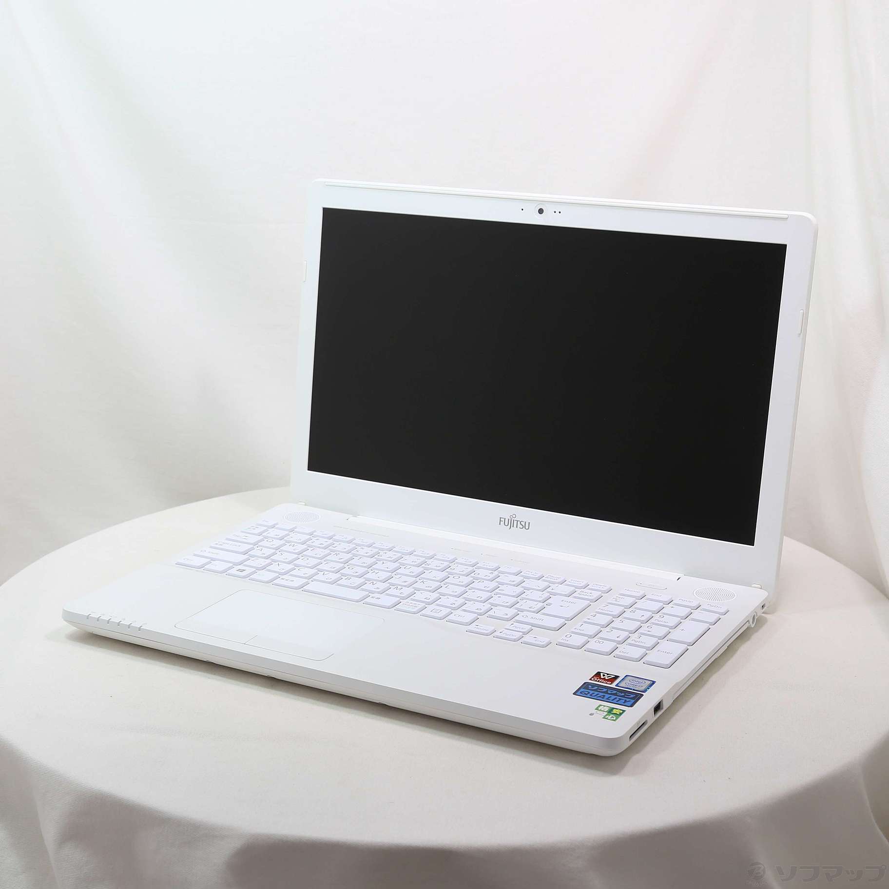 中古】格安安心パソコン LIFEBOOK AH48／C3 FMVA48C3WZ プレミアムホワイト 〔Windows 10〕  ［Core-i7-7700HQ (2.8GHz)／8GB／HDD1TB／15.6インチ］ [2133058911450] -  リコレ！|ビックカメラグループ ソフマップの中古通販サイト