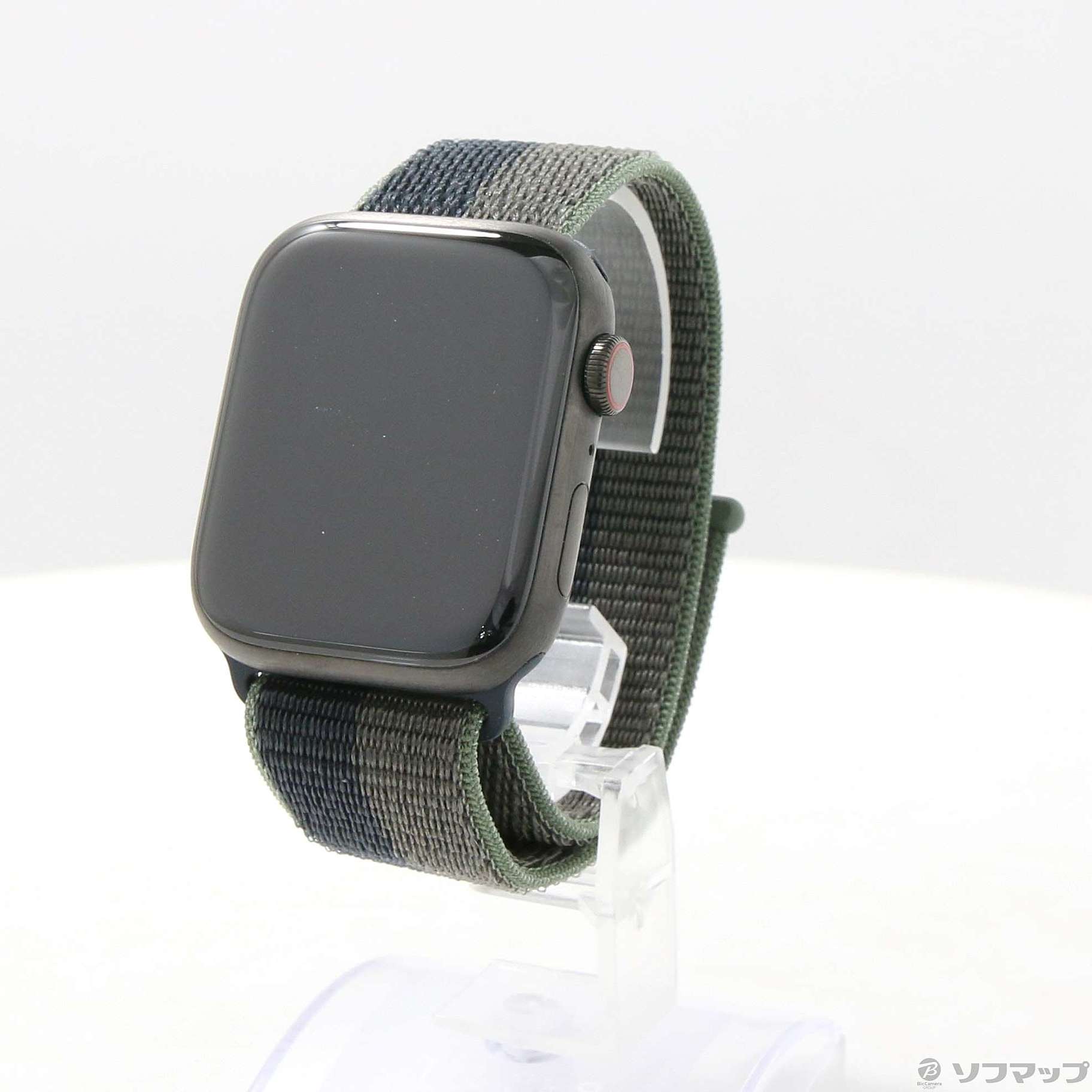 中古】Apple Watch Series 7 GPS + Cellular 45mm スペースブラックチタニウムケース  トルネード／グレイスポーツループ [2133058915700] - リコレ！|ビックカメラグループ ソフマップの中古通販サイト