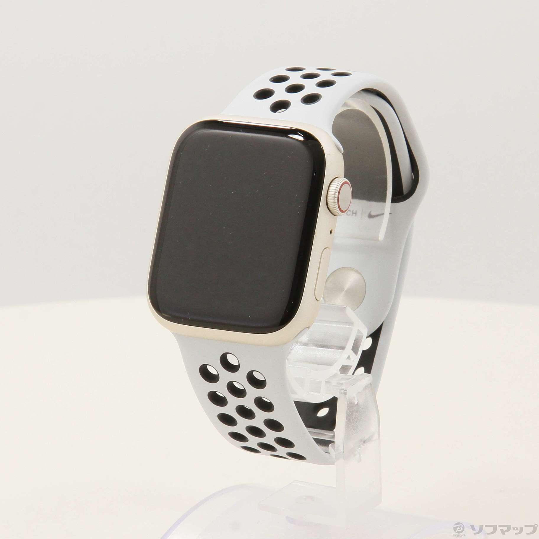 中古】Apple Watch Series 7 Nike GPS + Cellular 45mm スターライト 