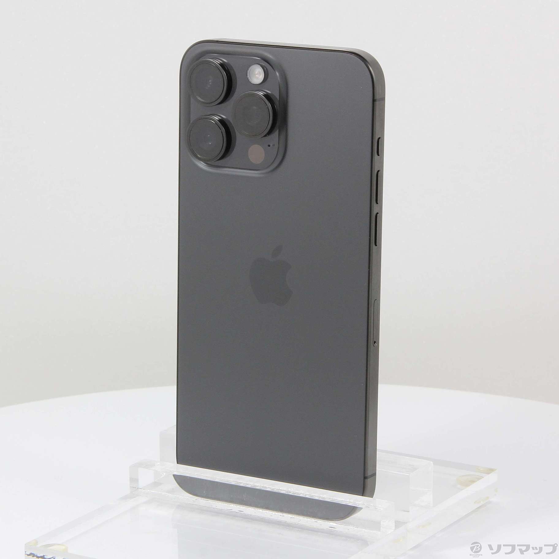 中古】iPhone15 Pro Max 256GB ブラックチタニウム MU6P3J／A SIM 