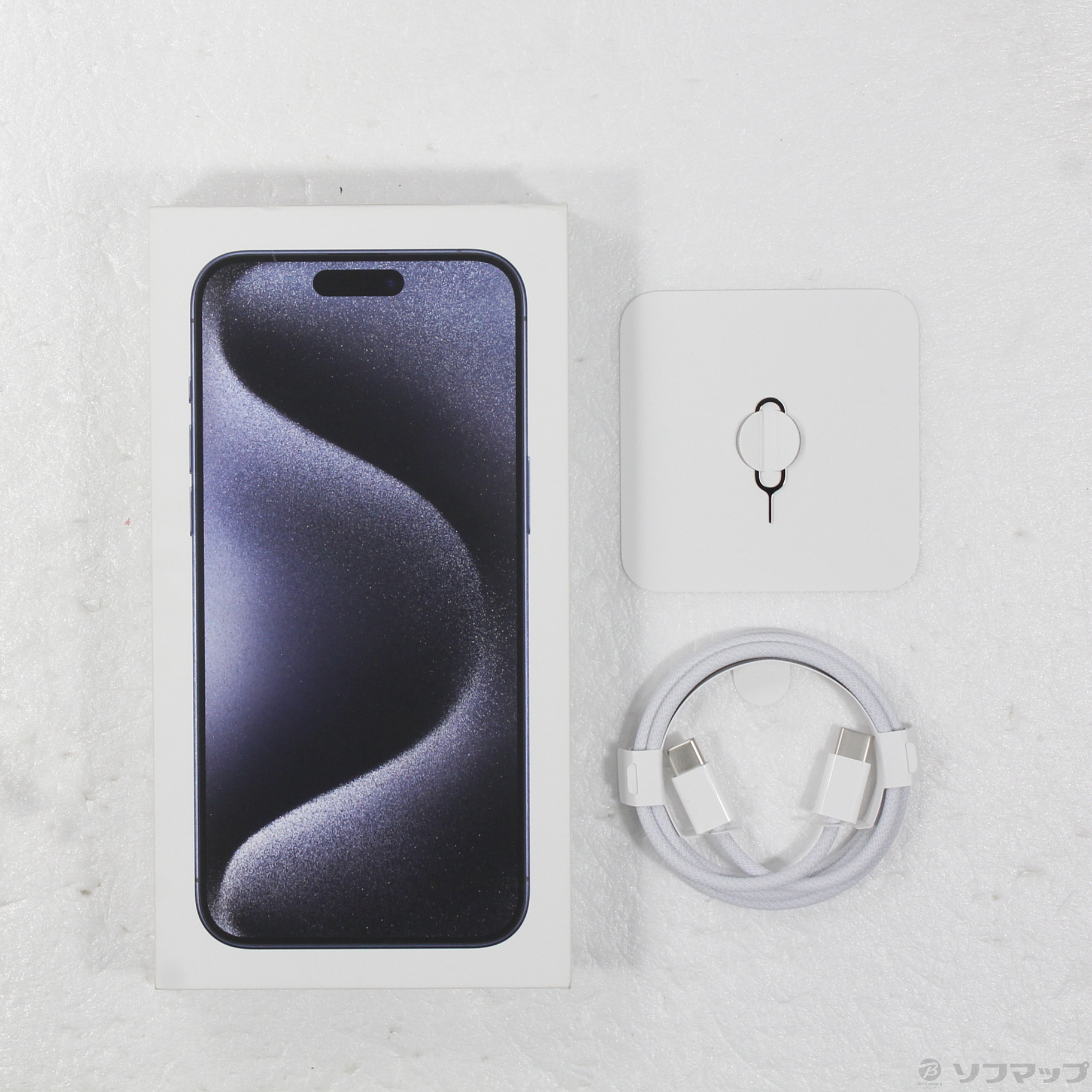中古品〕 iPhone15 Pro Max 1TB ブルーチタニウム MU723J／A SIM