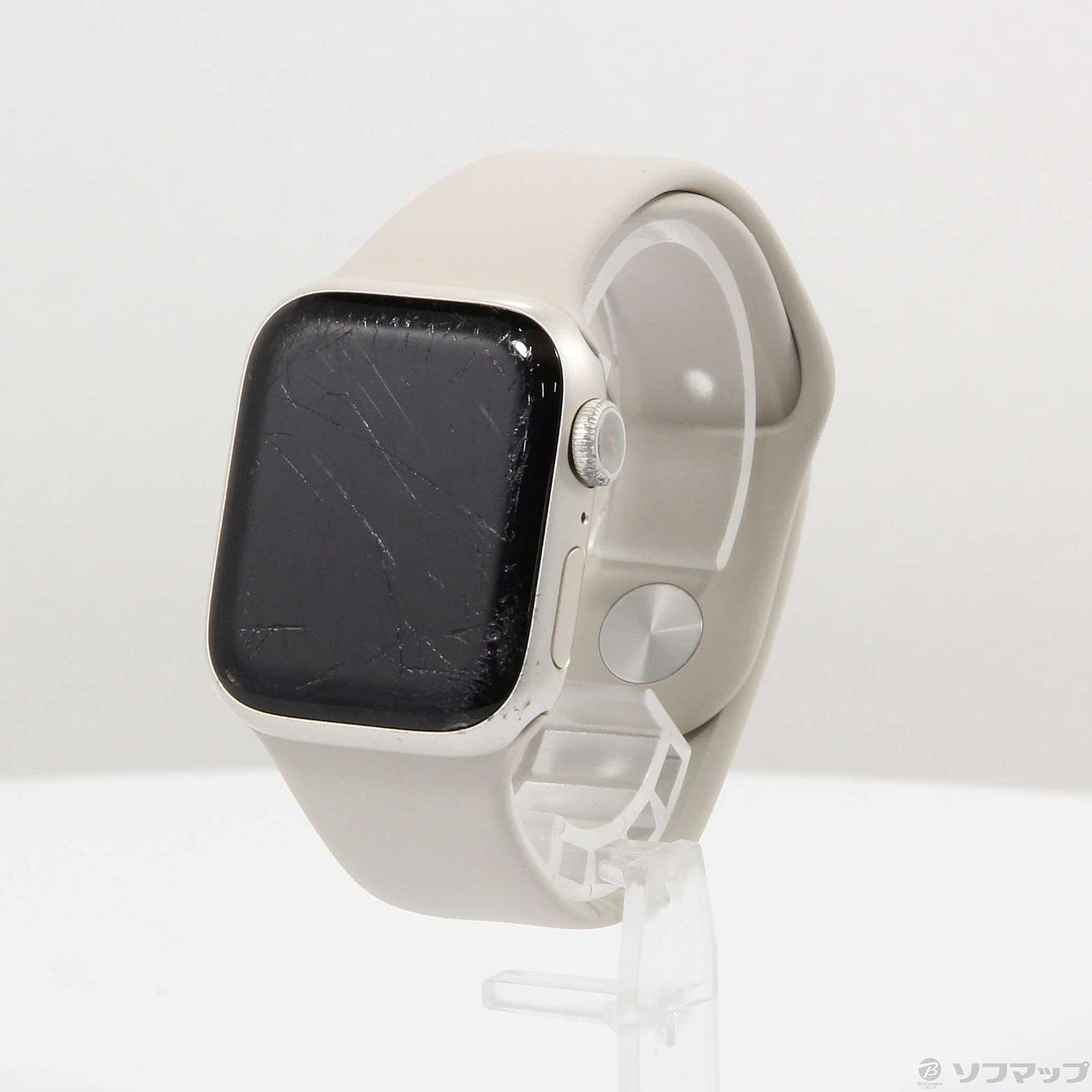 中古】Apple Watch Series 8 GPS 41mm スターライトアルミニウムケース 