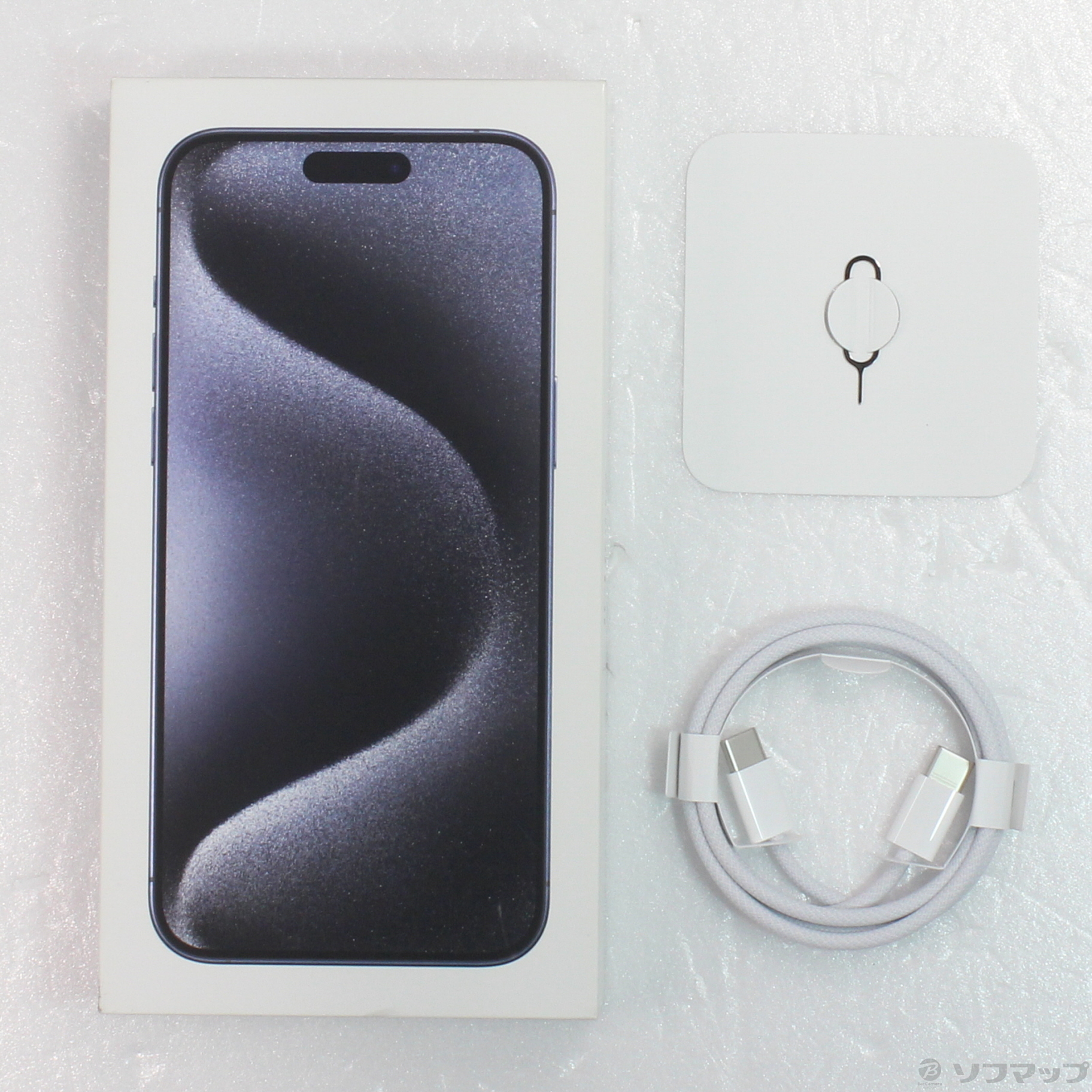 中古】セール対象品 iPhone15 Pro Max 256GB ブルーチタニウム MU6T3J