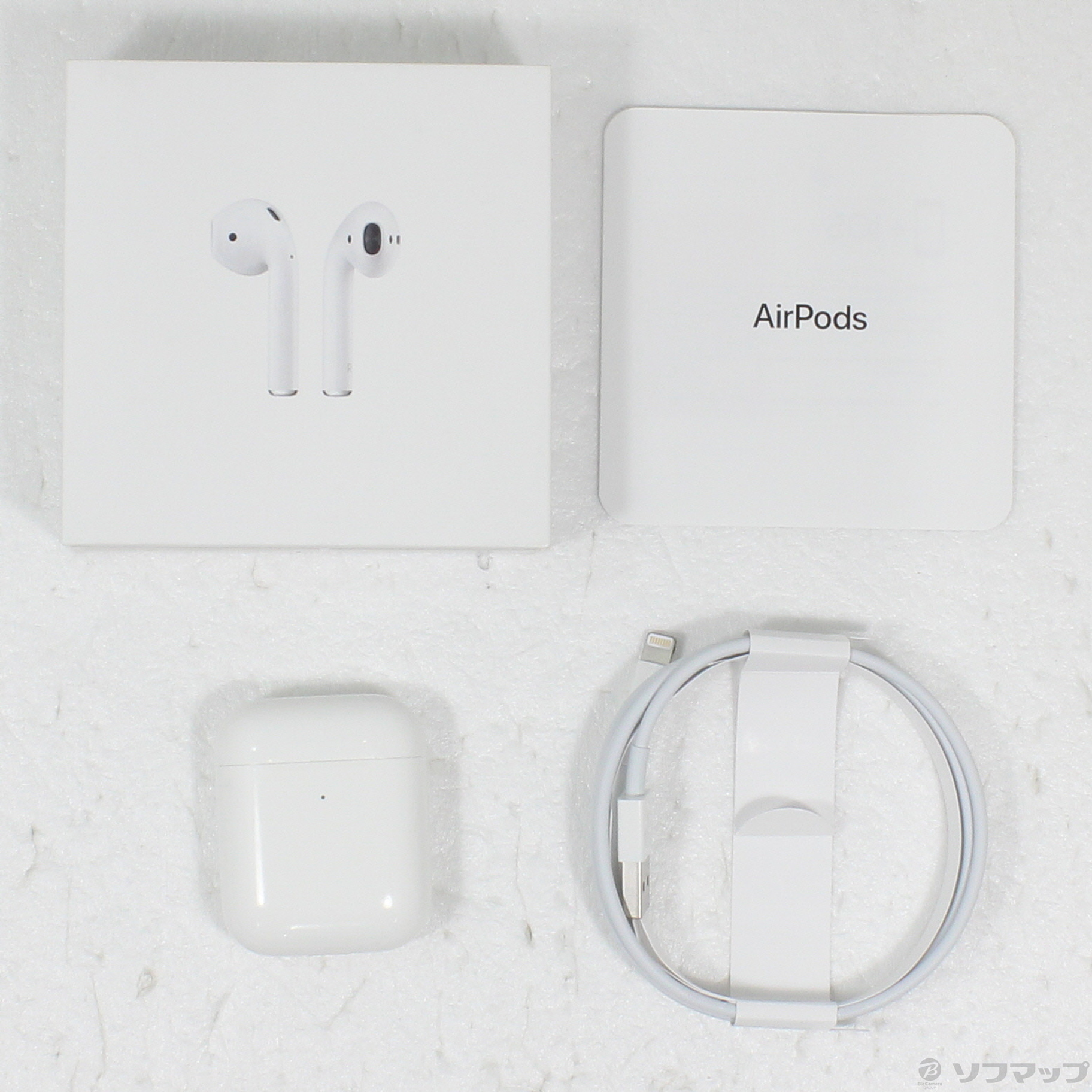 中古】AirPods 第2世代 with Wireless Charging Case MRXJ2J／A