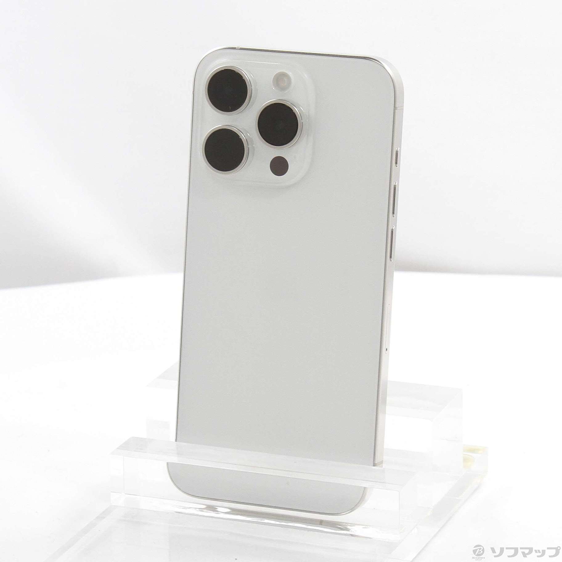 中古】iPhone15 Pro 256GB ホワイトチタニウム MTUD3J／A SIMフリー 