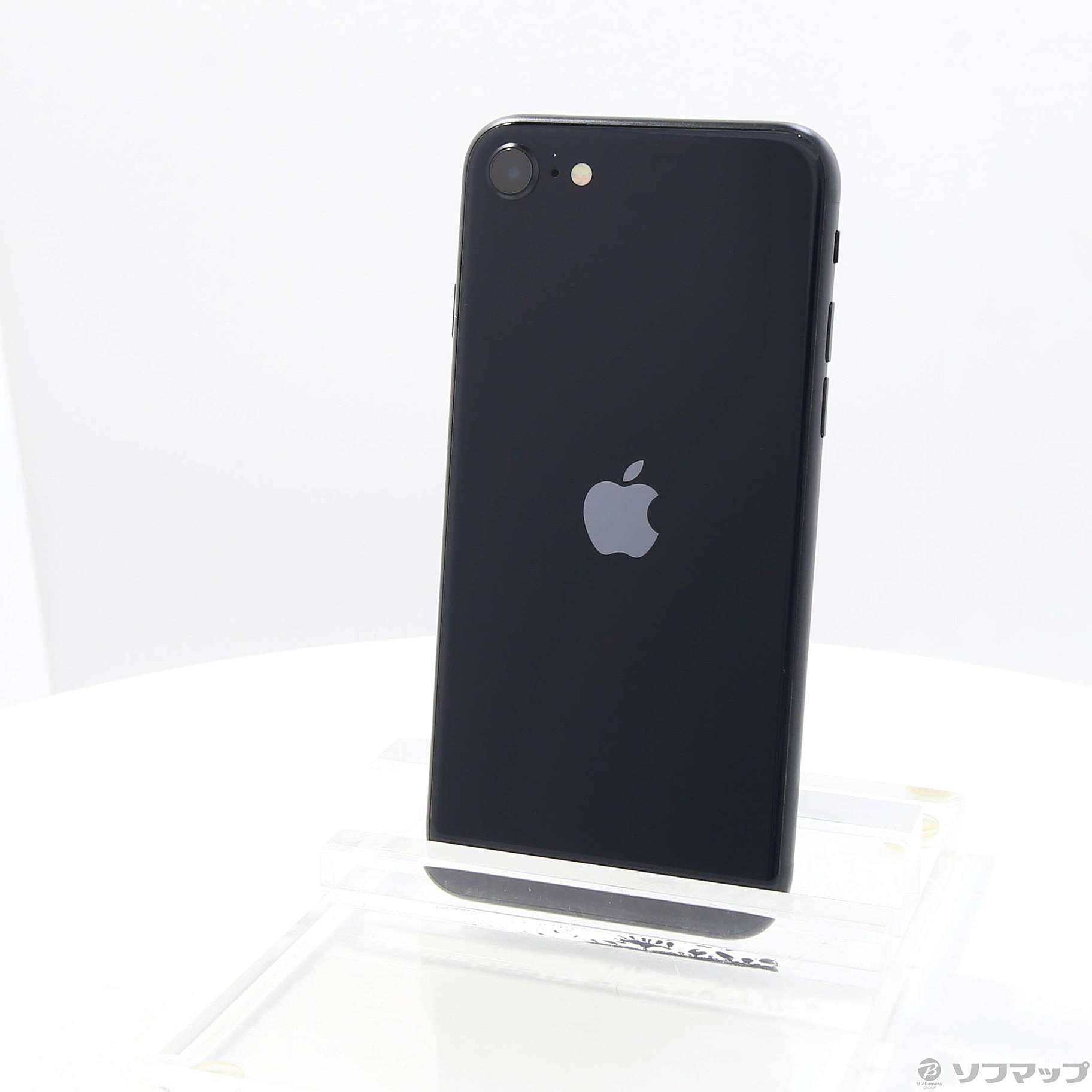 中古】iPhone SE 第3世代 128GB ミッドナイト MMYF3J／A SIMフリー