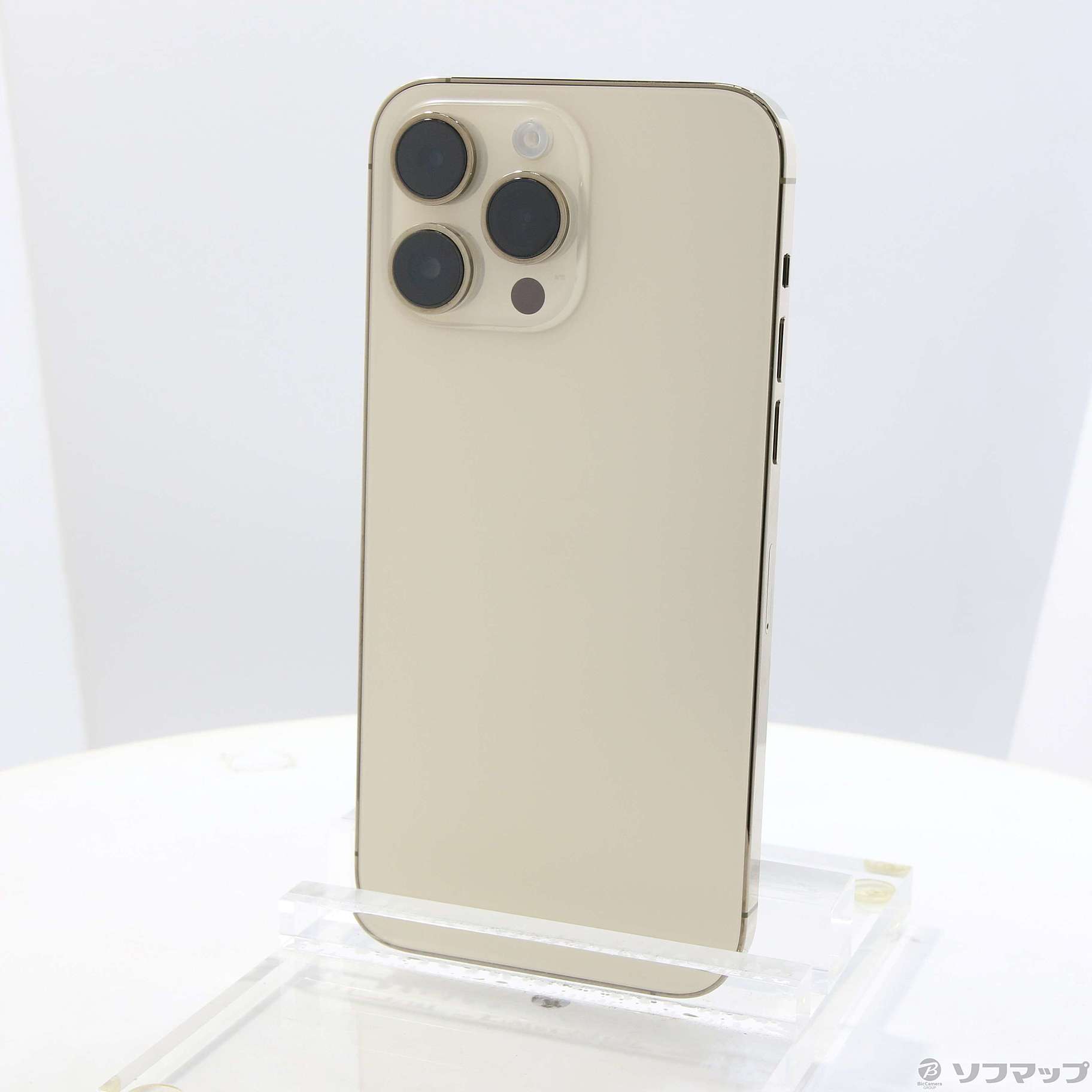 中古】iPhone14 Pro Max 128GB ゴールド MQ983J／A SIMフリー 