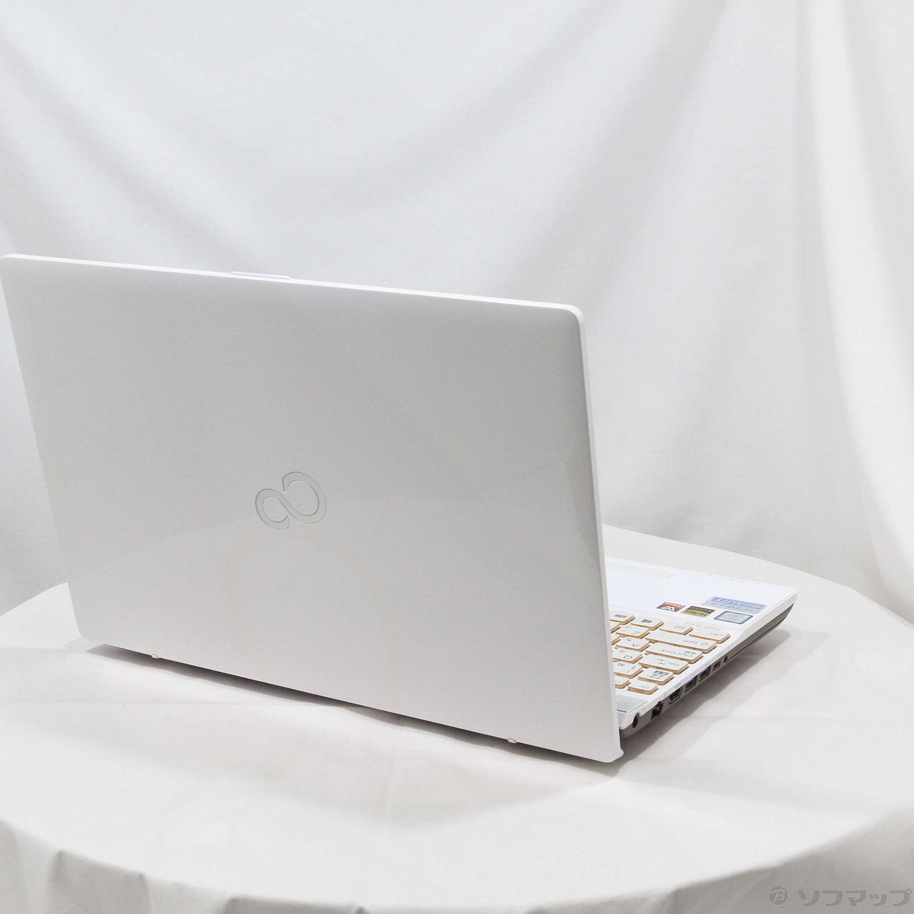 中古】LIFEBOOK AH52／D1 FMVA52D1WZ プレミアムホワイト 〔Windows 10